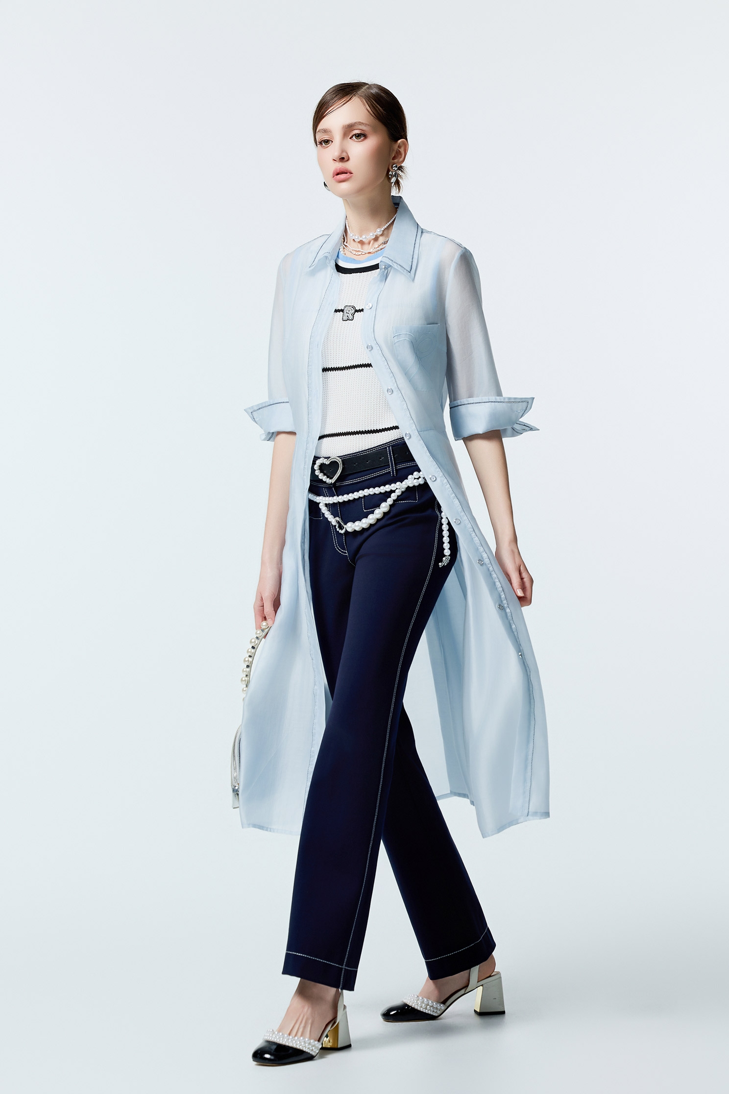 學院風燕麥色配條針織學院風燕麥色配條針織,一般背心,一般背心馬甲,上衣,人氣商品,秋冬穿搭,背心,針織,針織背心