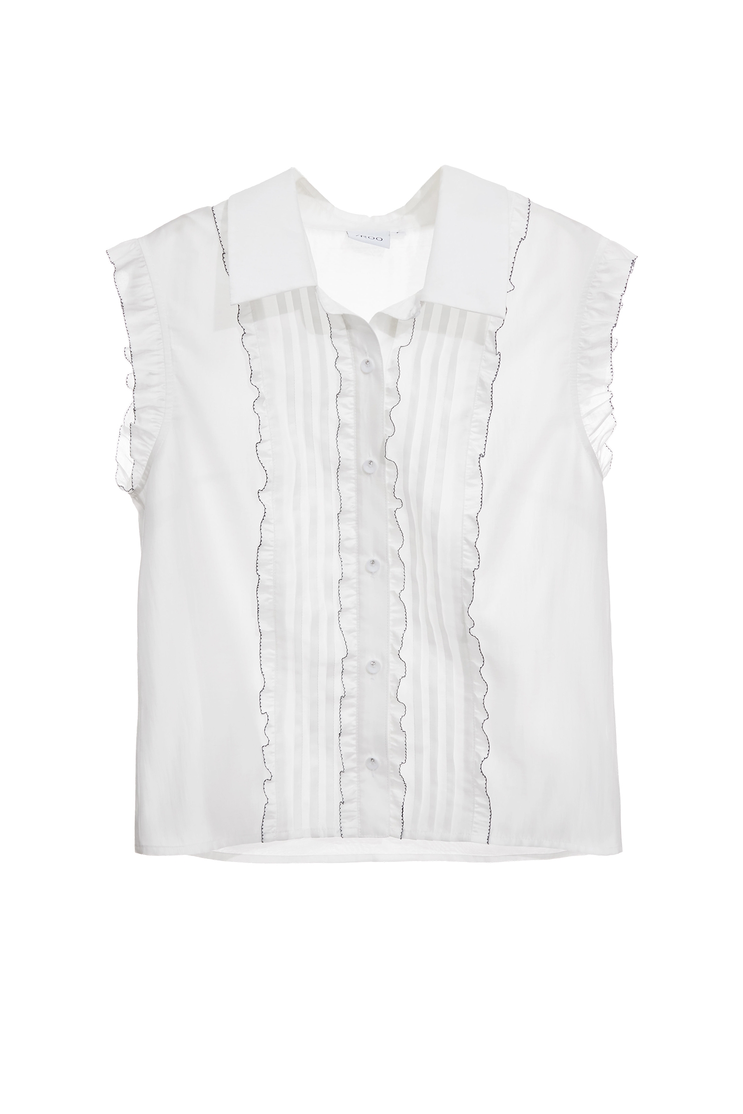 光學白撞色收邊上衣光學白撞色收邊上衣,一般背心,一般背心馬甲,上衣,人氣商品,刺繡,無袖上衣,無袖背心,秋冬穿搭,約會特輯,背心,荷葉,輕奢度假,輕奢渡假