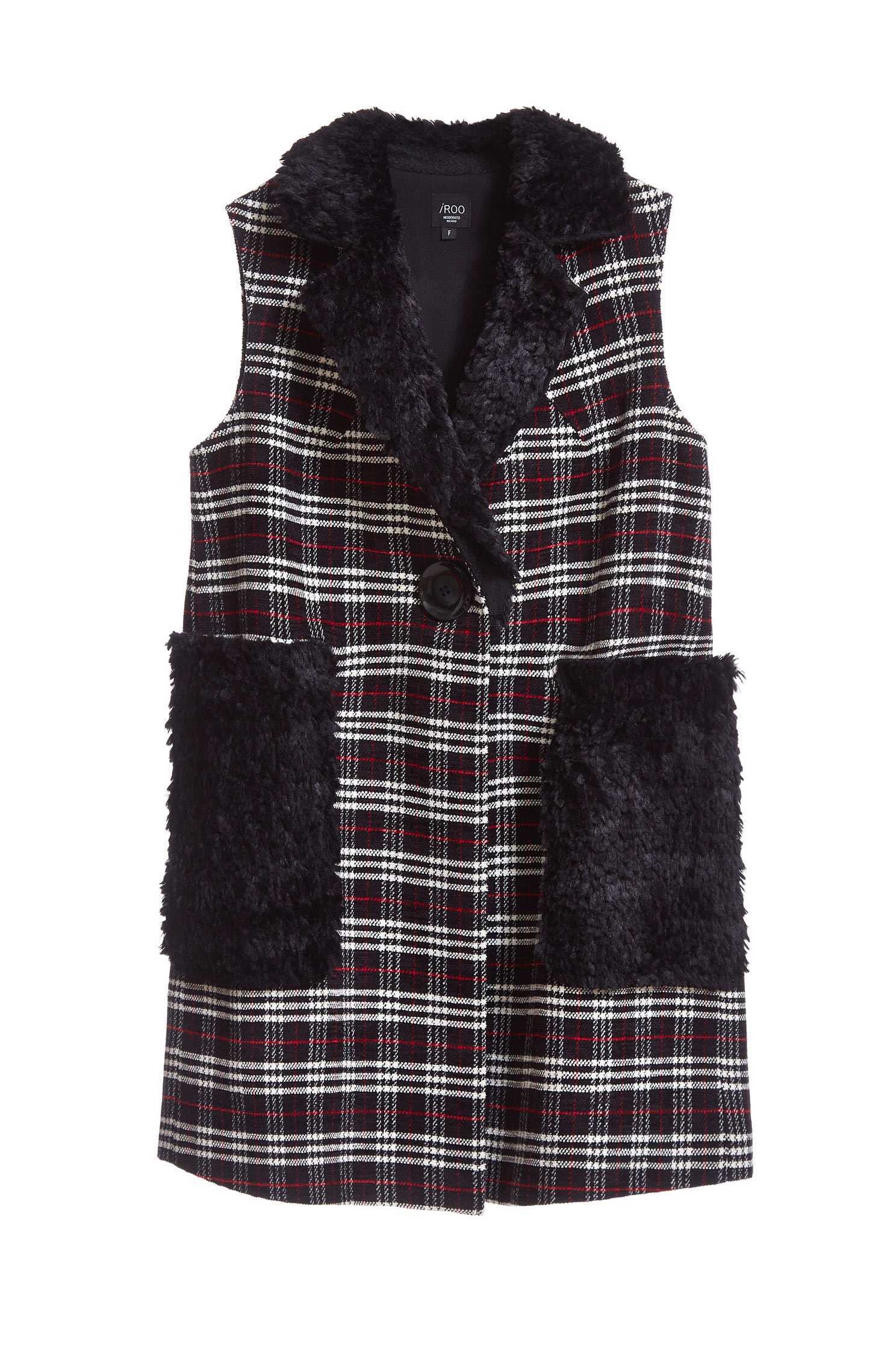 Vintage plaid classic design vest,vest,vest