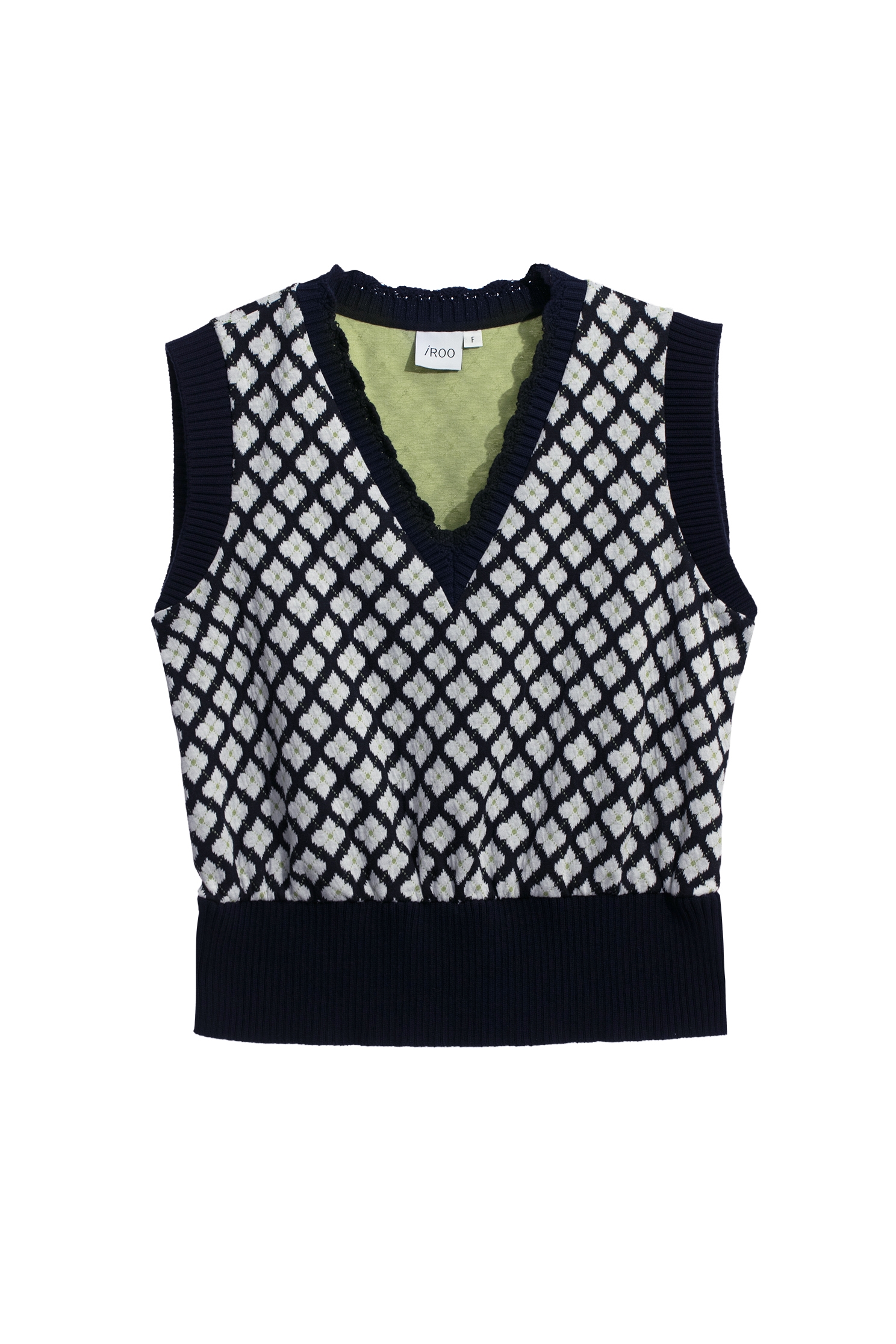 考究新復古褆花上衣考究新復古褆花上衣,一般背心,一般背心馬甲,上衣,人氣商品,小香風,格紋,秋冬穿搭,背心,花花世界