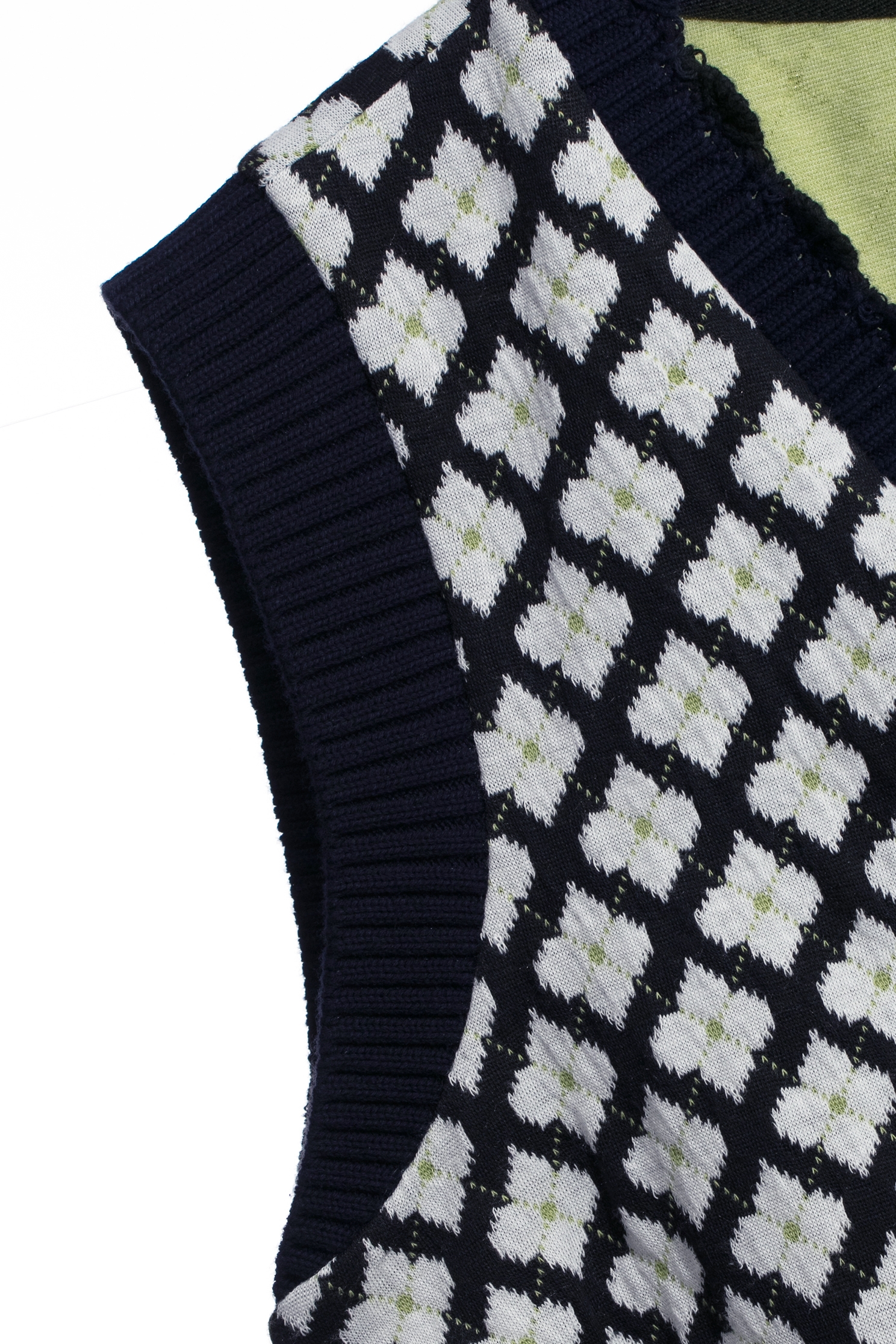 考究新復古褆花上衣考究新復古褆花上衣,一般背心,一般背心馬甲,上衣,人氣商品,小香風,格紋,秋冬穿搭,背心,花花世界