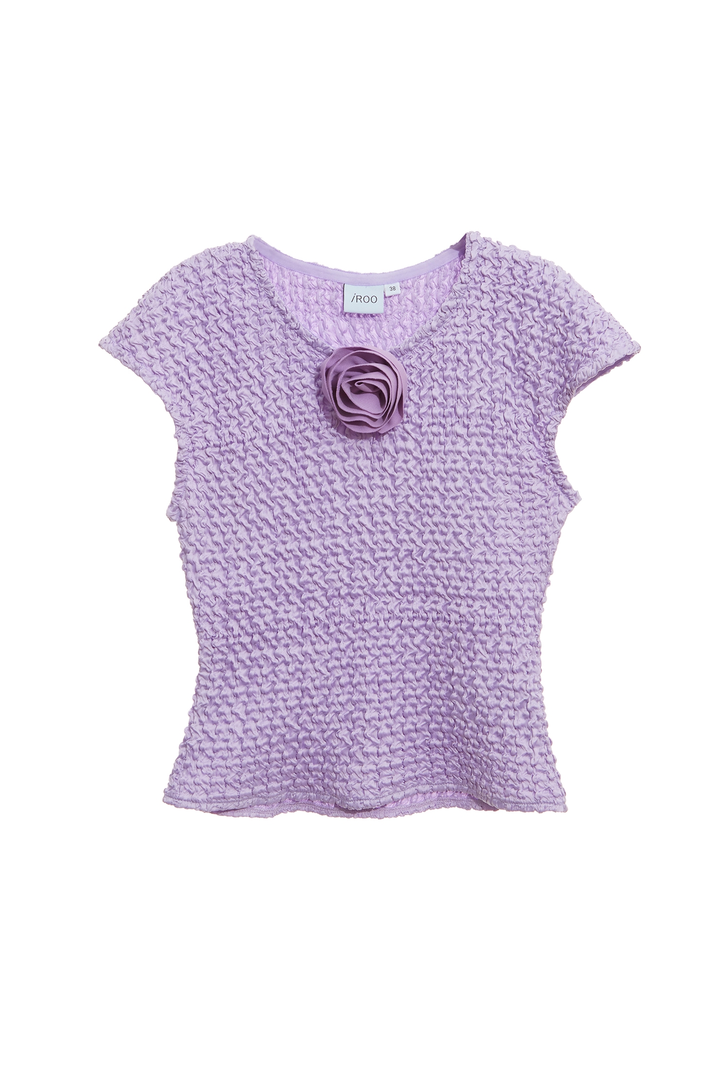 輕柔薰衣草色胸花上衣輕柔薰衣草色胸花上衣,一般背心,一般背心馬甲,上衣,秋冬穿搭,背心,花花世界