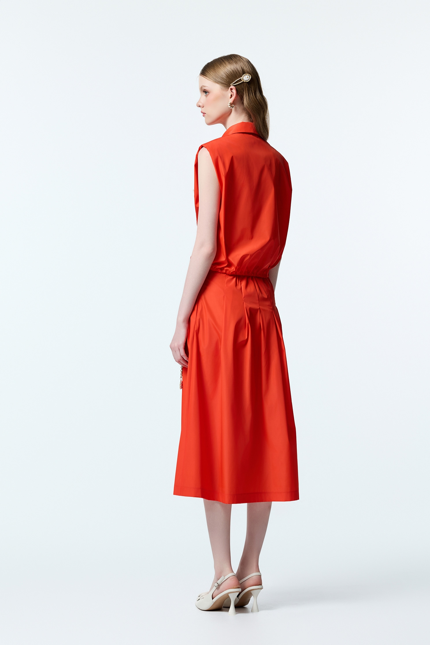 螢光耀火色綁帶上衣螢光耀火色綁帶上衣,一般背心,一般背心馬甲,上衣,時髦成套搭配,無袖背心,秋冬穿搭,背心