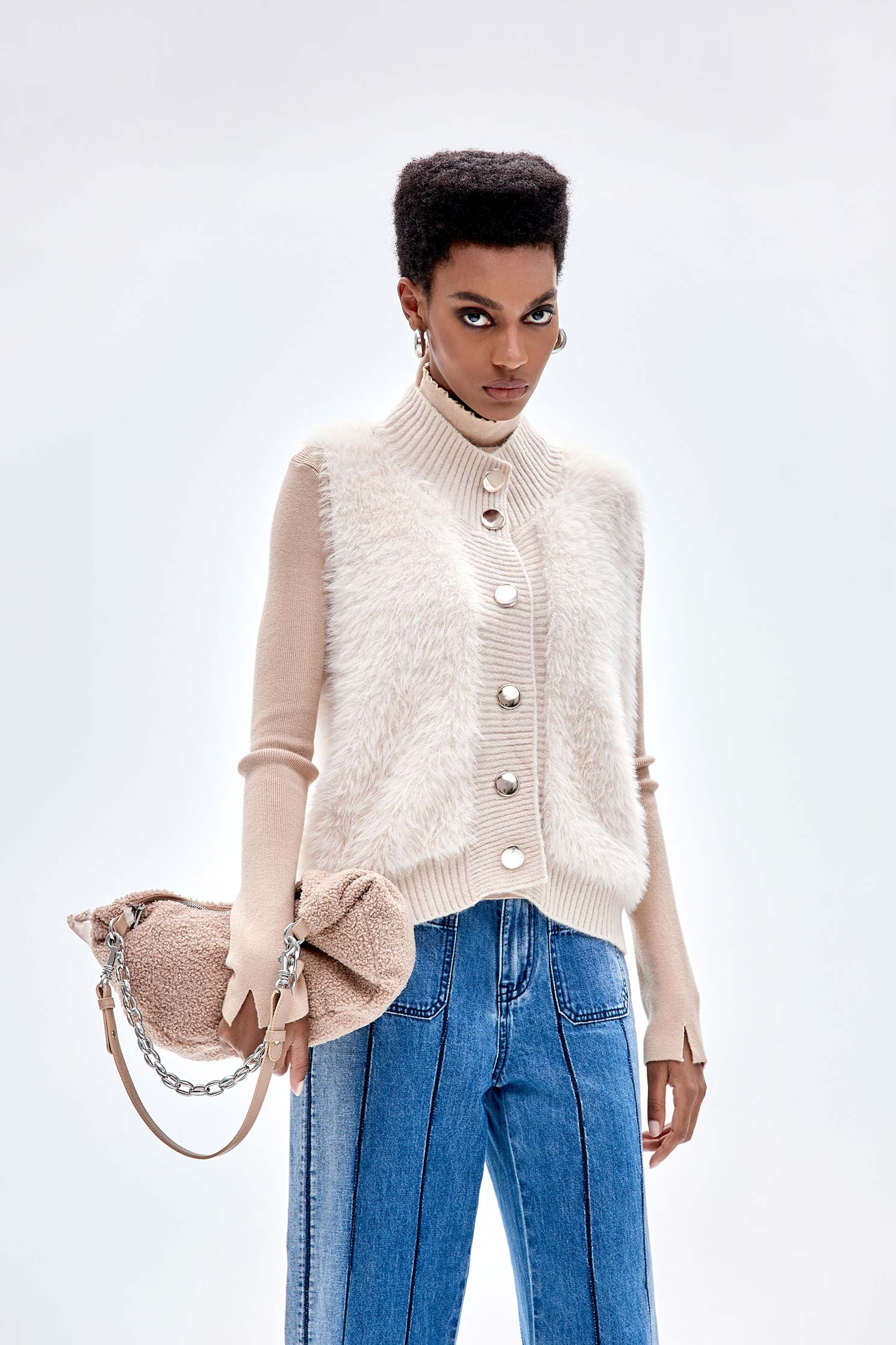 超凡粉針織背心超凡粉針織背心,一般外套,一般背心,一般背心馬甲,上衣,外套,秋冬穿搭,背心,針織,針織背心