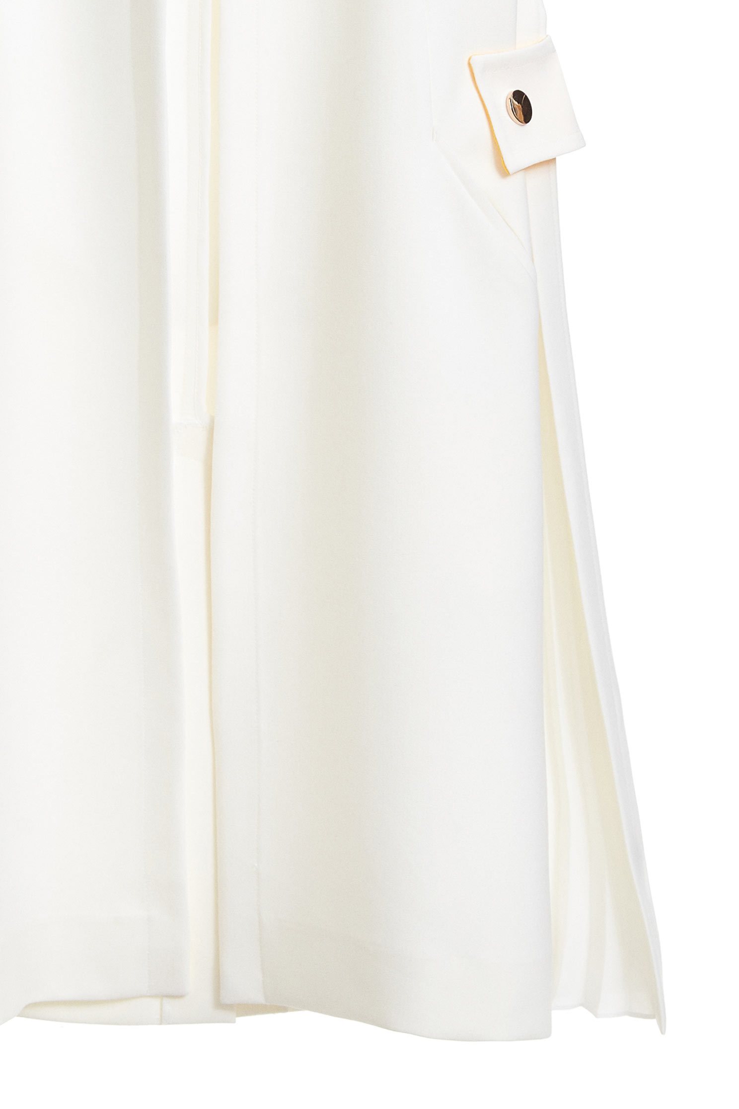Elegant sleeveless jacket,外套,白色背心,vest