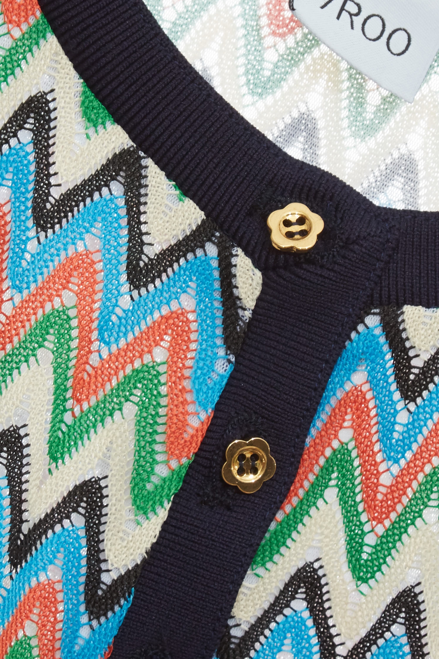 五彩山形紋上衣五彩山形紋上衣,一般背心,一般背心馬甲,上衣,人氣商品,春夏穿搭,時髦成套搭配,背心,蕾絲