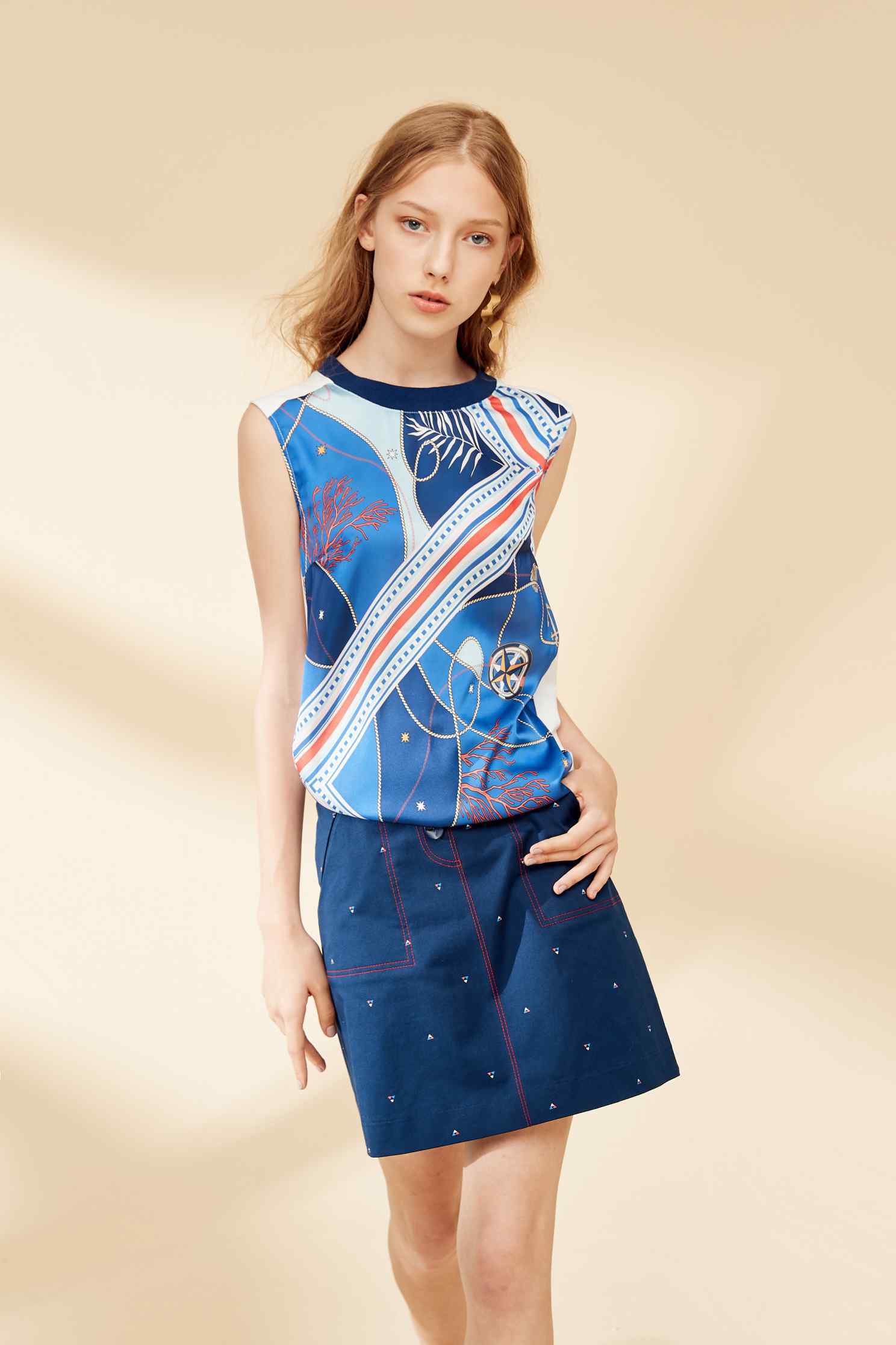 Ocean sytle fashion vest,top,vest