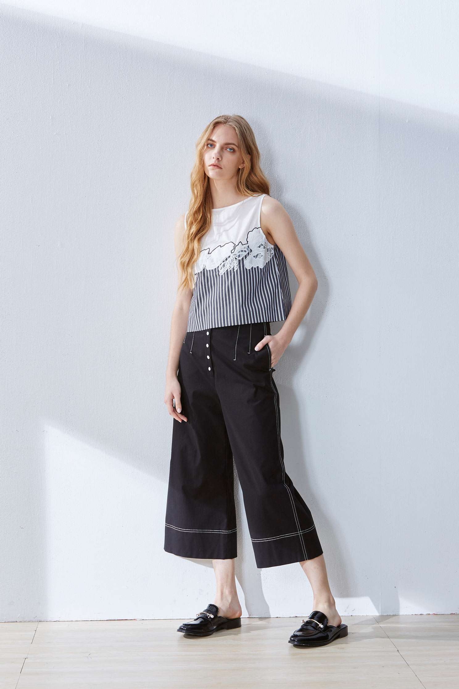 Stitching style vest,singlet,vest,girlfriendsspringtour