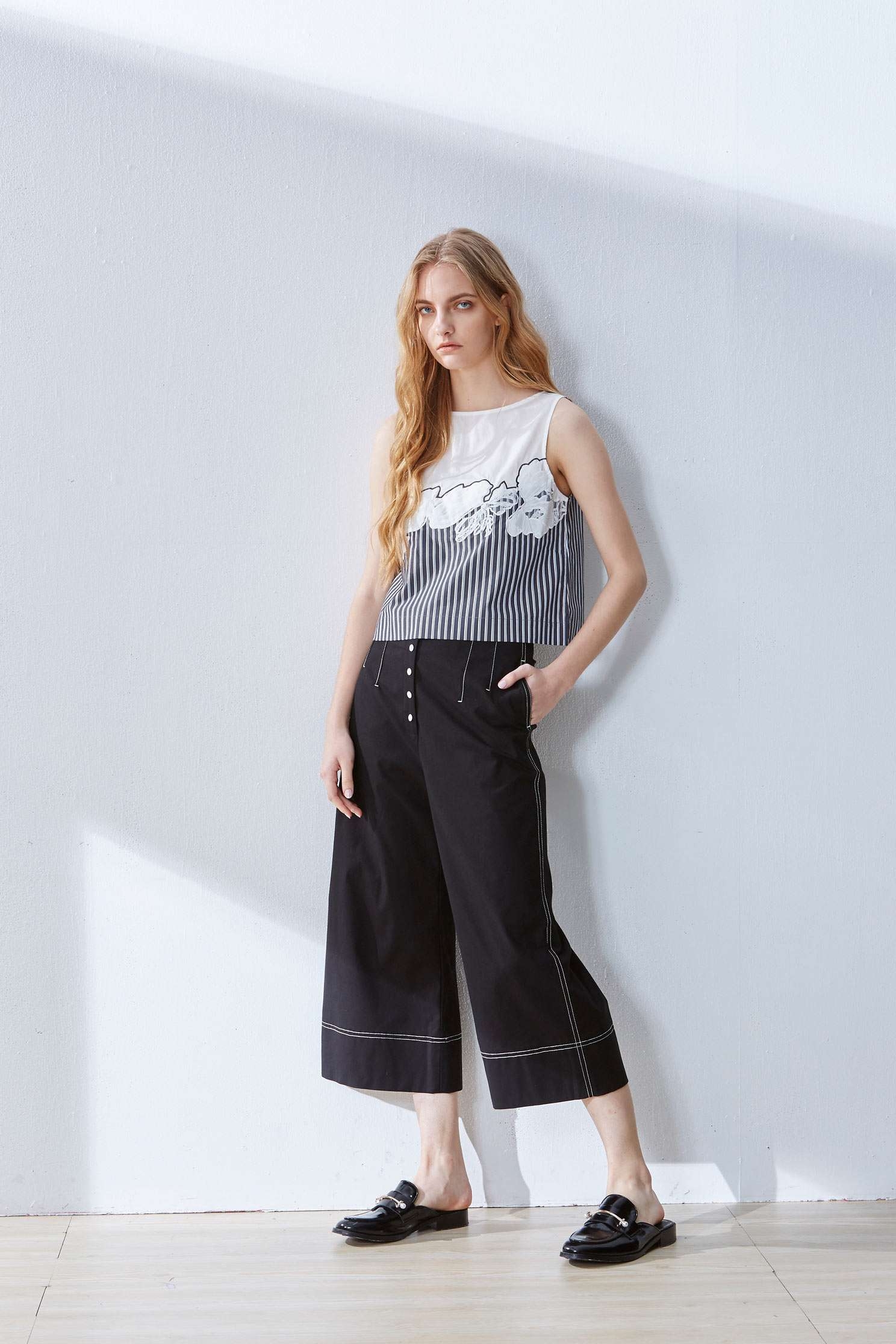 Stitching style vest,singlet,vest,girlfriendsspringtour