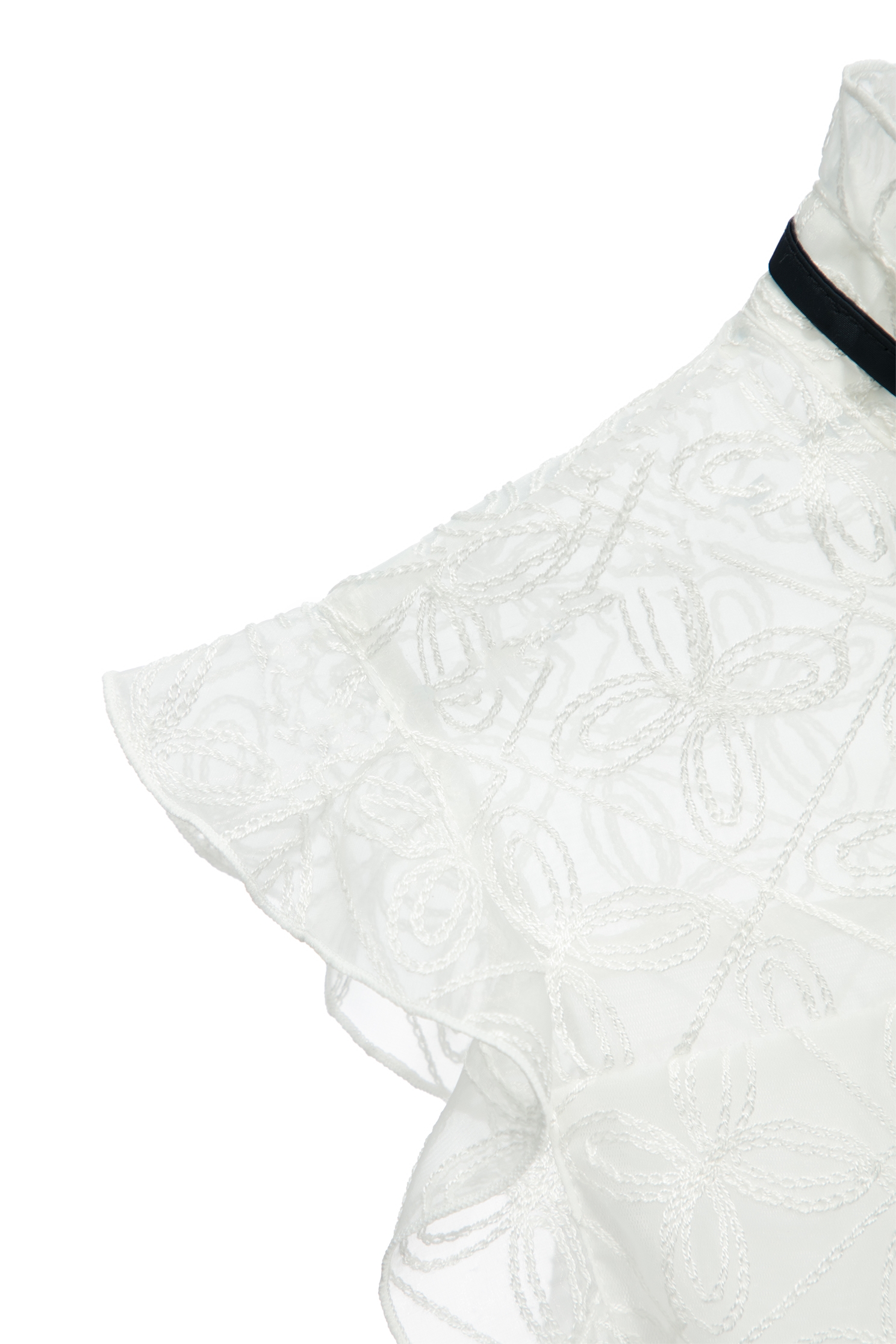 窗花圖紋刺繡單品上衣窗花圖紋刺繡單品上衣,一般背心,一般背心馬甲,上衣,刺繡,春夏穿搭,白色背心,約會特輯,背心,荷葉