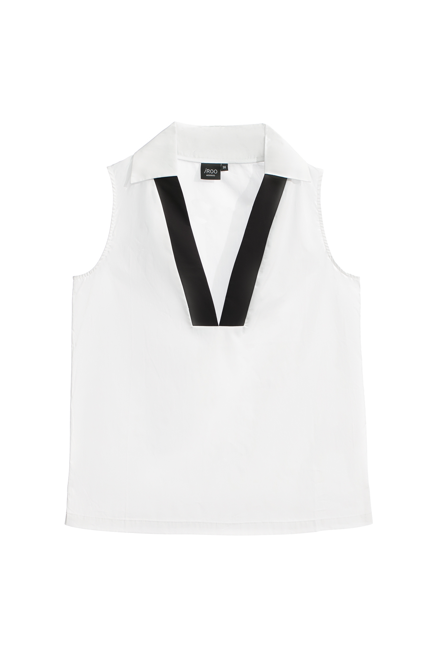 門襟配色襯衫式背心門襟配色襯衫式背心,一般背心,一般背心馬甲,上衣,春夏穿搭,白色背心,背心