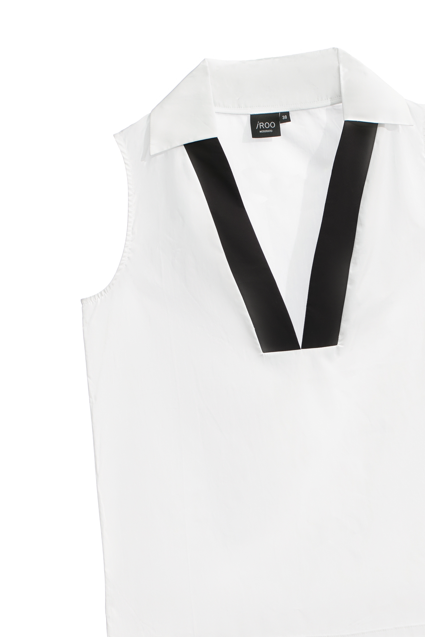 門襟配色襯衫式背心門襟配色襯衫式背心,一般背心,一般背心馬甲,上衣,春夏穿搭,白色背心,背心