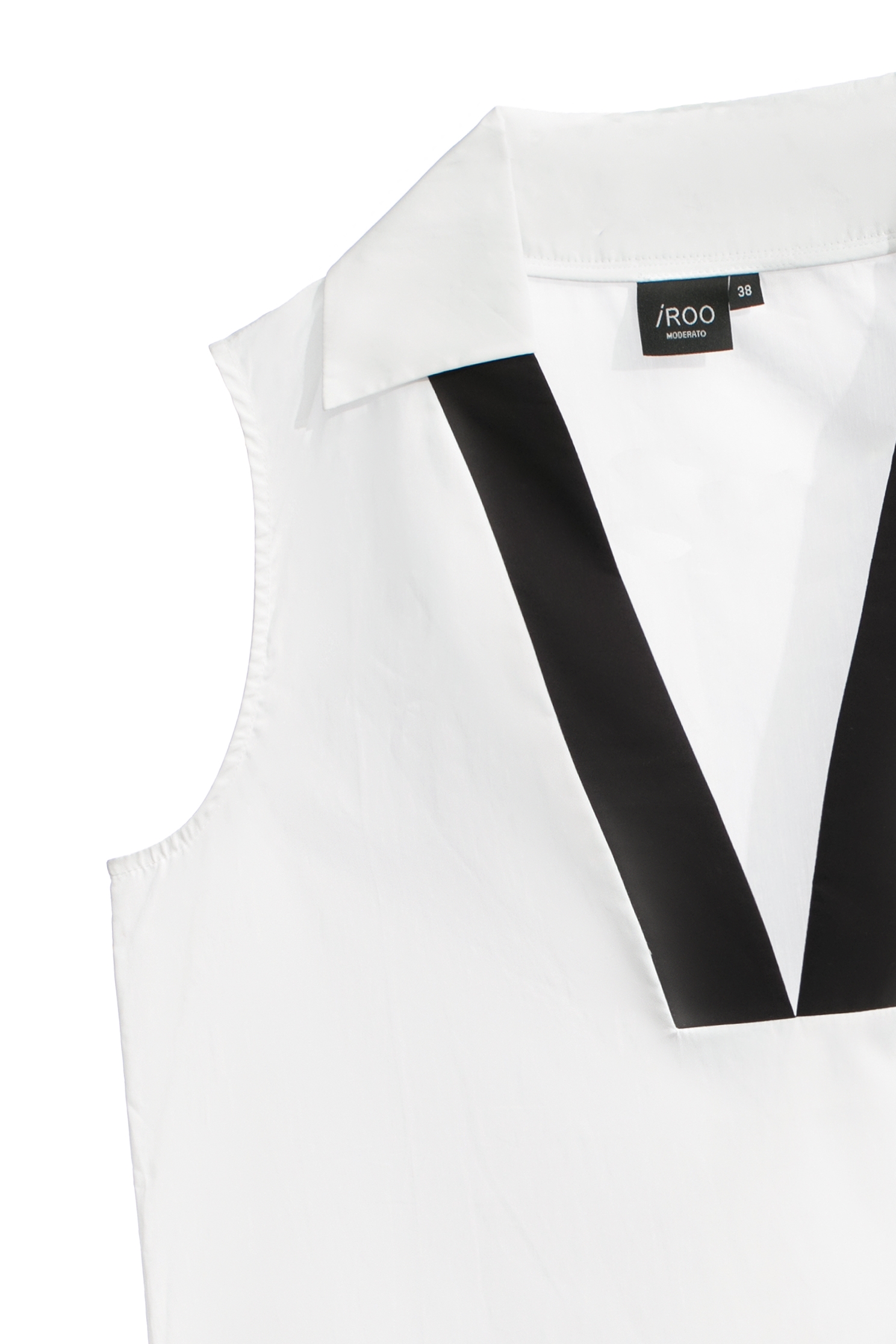 門襟配色襯衫式背心門襟配色襯衫式背心,一般背心,一般背心馬甲,上衣,春夏穿搭,白色背心,背心