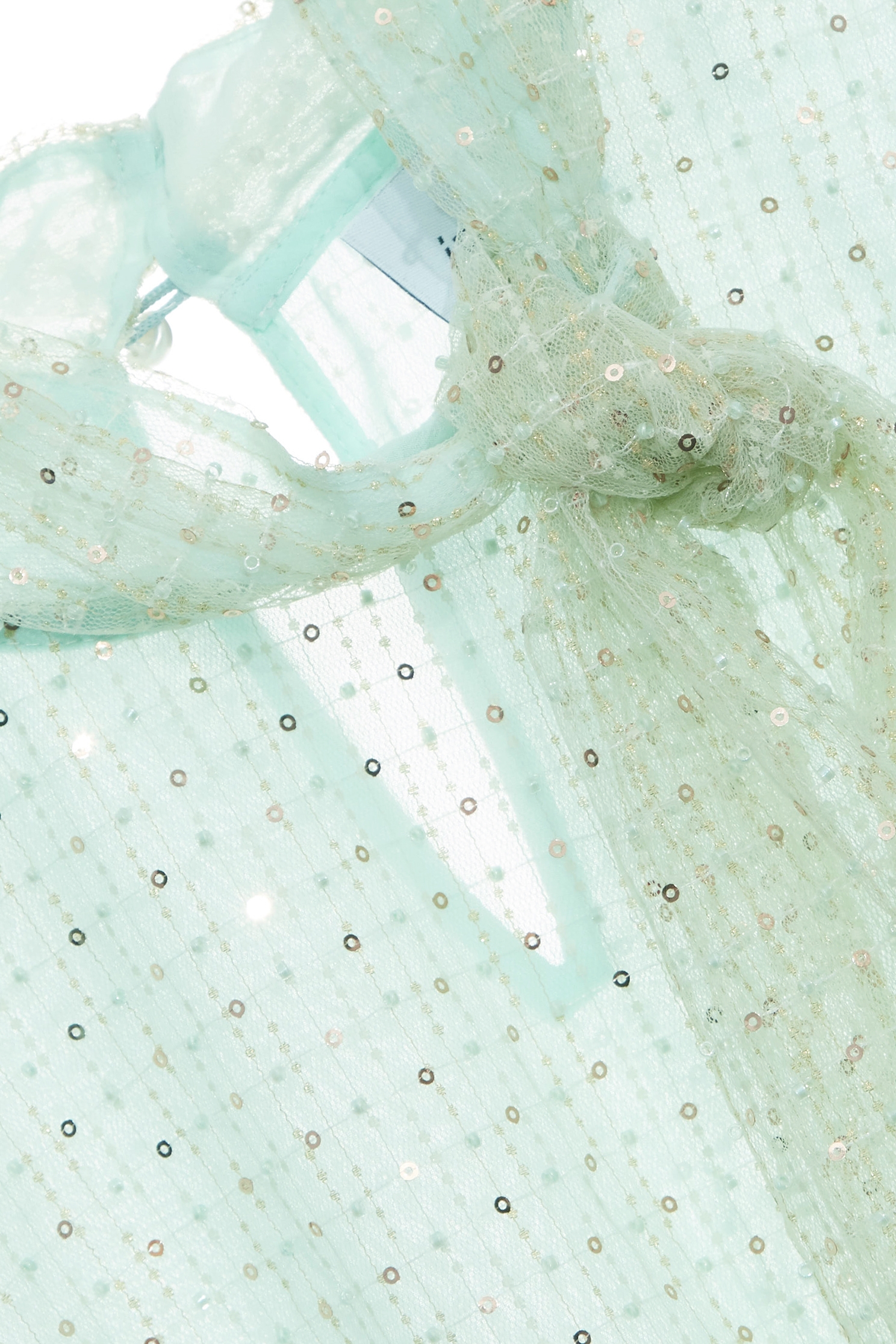 閃亮冰綠色綁結上衣閃亮冰綠色綁結上衣,一般背心,一般背心馬甲,上衣,春夏穿搭,無袖背心,網紗,背心,透膚上衣