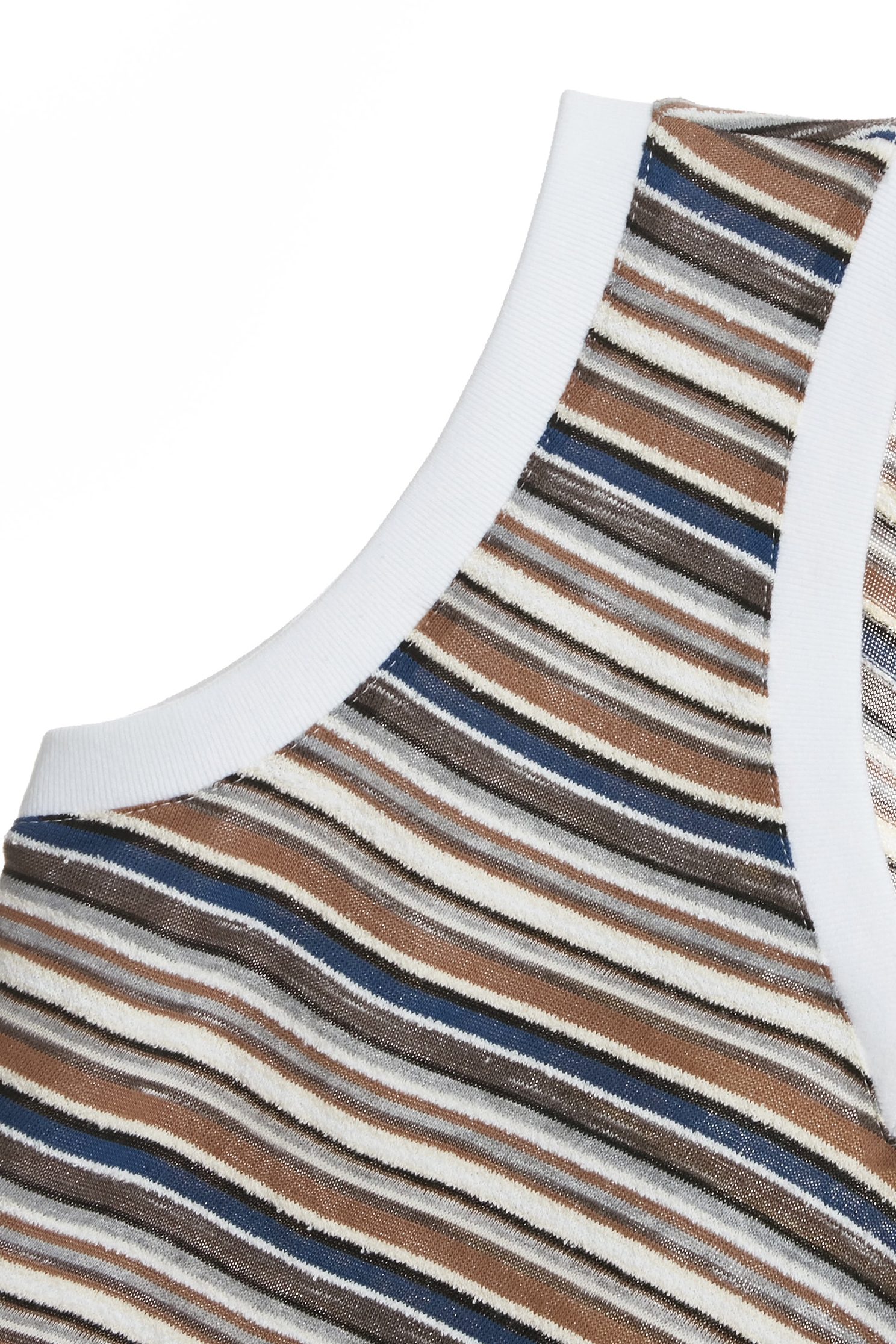 焦糖漸層配藍條上衣焦糖漸層配藍條上衣,一般背心,一般背心馬甲,上衣,春夏穿搭,條紋,背心