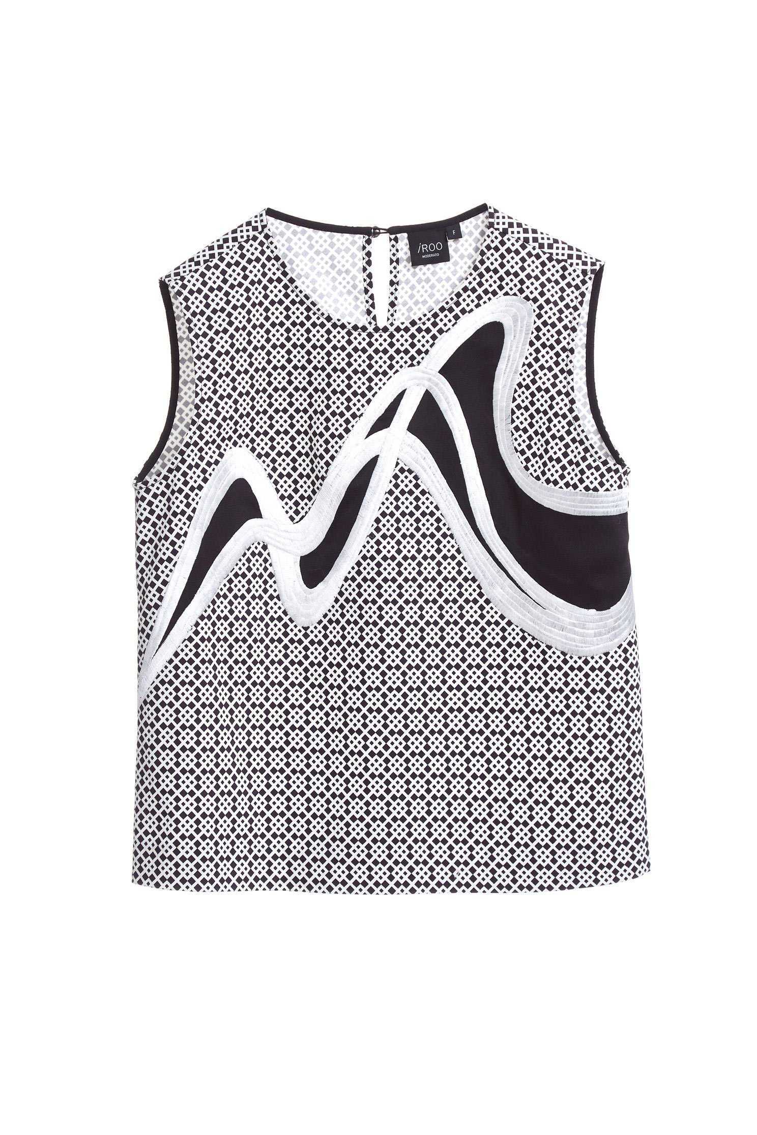 Vest with full totem print,singlet,embroidery,embroidered,vest