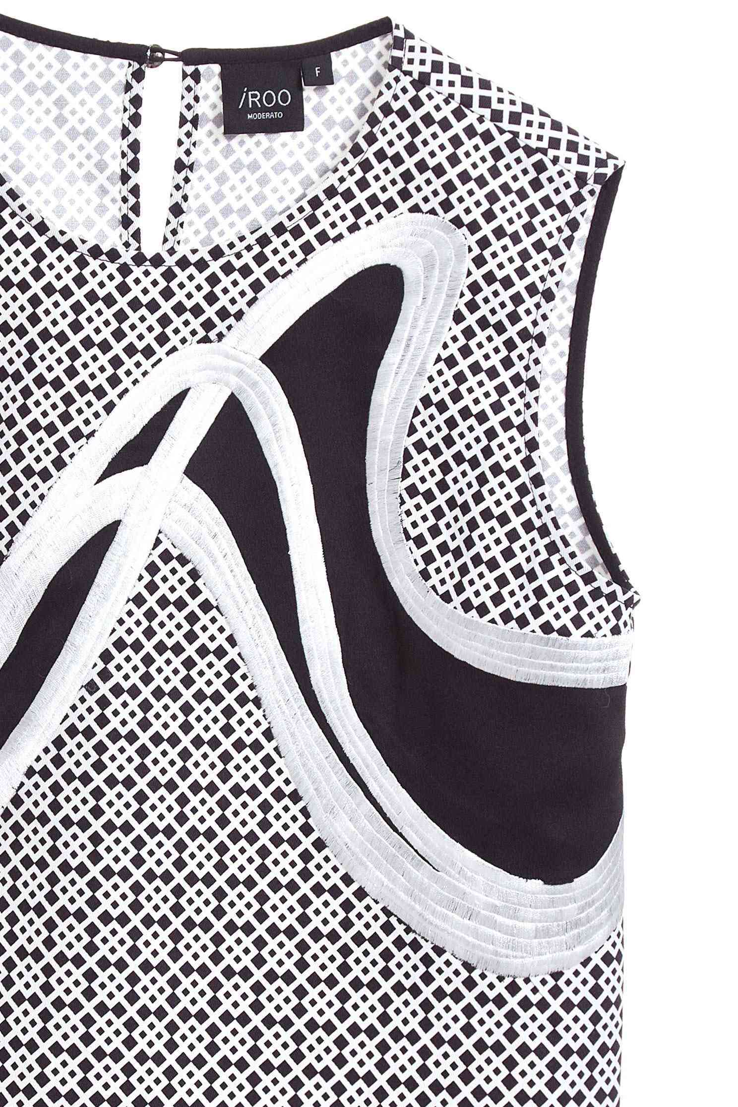Vest with full totem print,singlet,embroidery,embroidered,vest