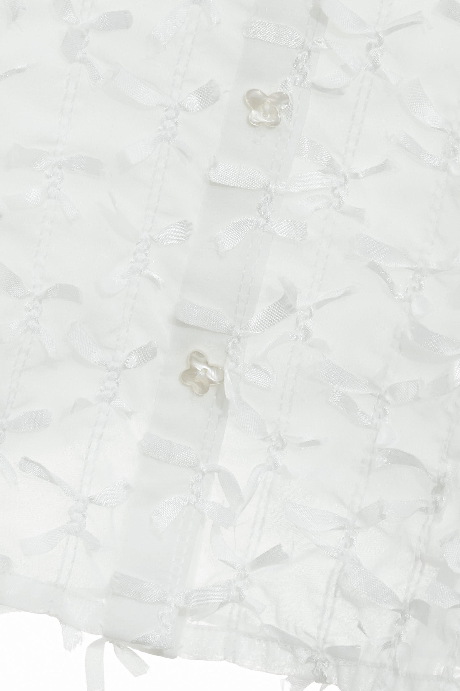 自帶閃亮領帶單品上衣自帶閃亮領帶單品上衣,上衣,刺繡,春夏穿搭,白色上衣,雪紡