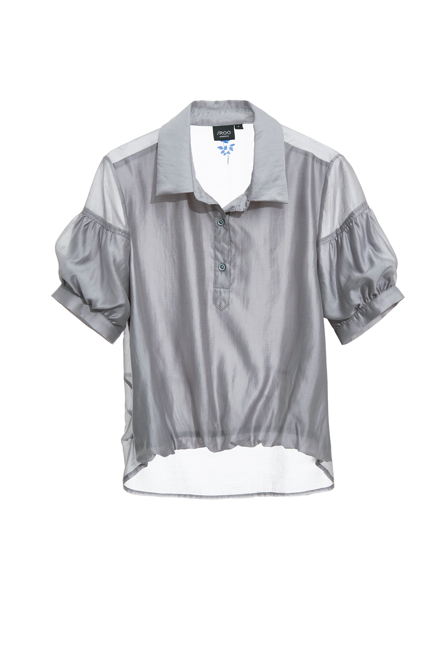 終極灰造型袖絲棉上衣終極灰造型袖絲棉上衣,上衣,人氣商品,春夏穿搭