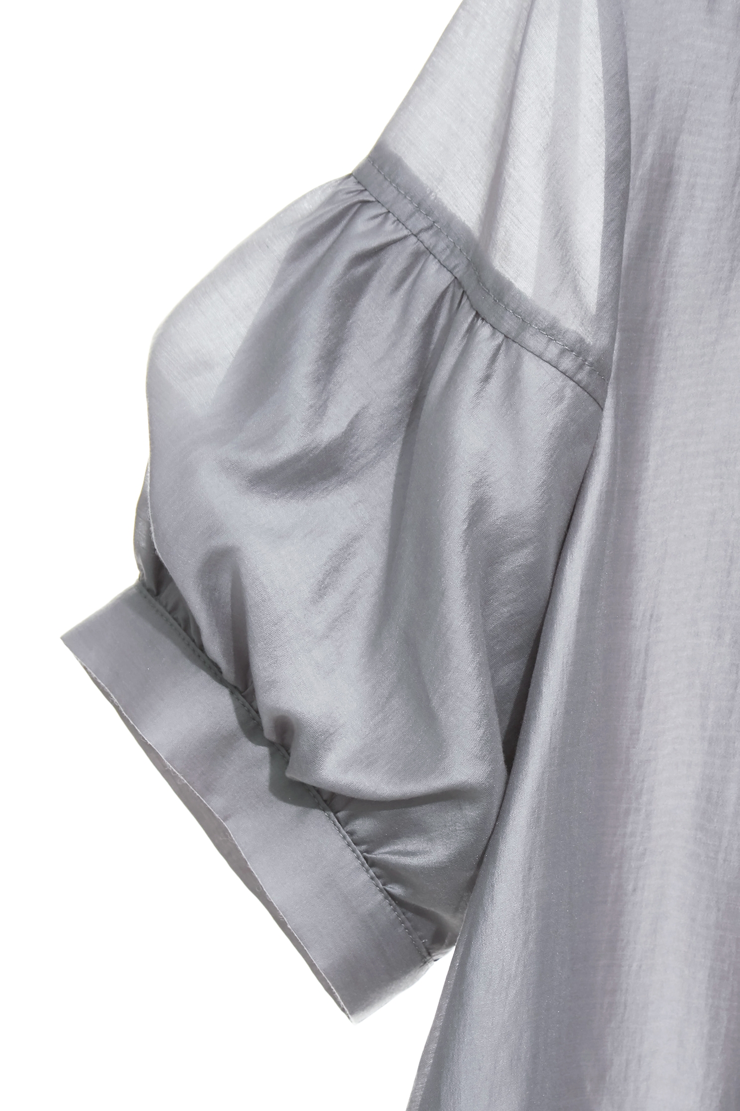 終極灰造型袖絲棉上衣終極灰造型袖絲棉上衣,上衣,人氣商品,春夏穿搭