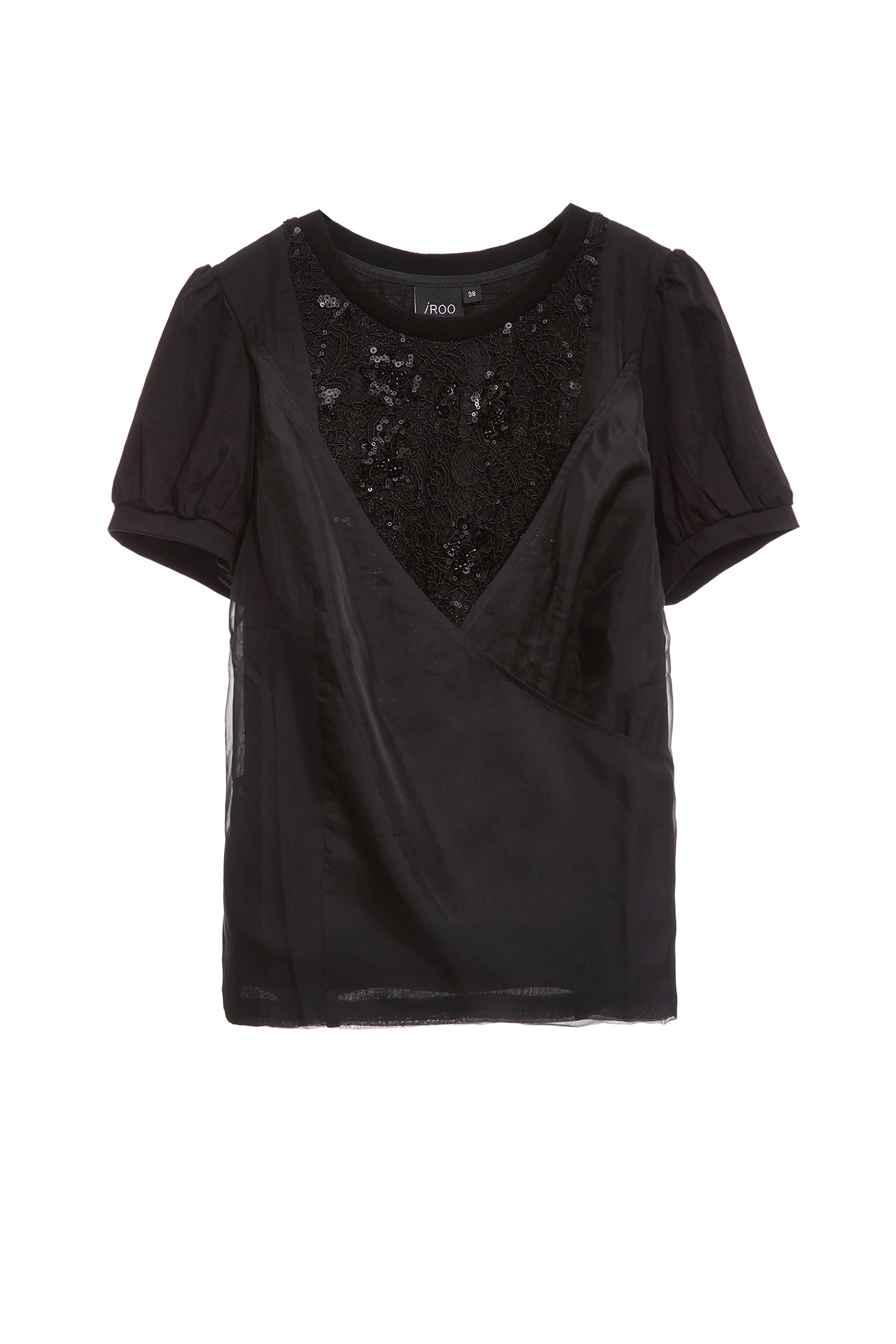 異材拼接交叉式變化上衣異材拼接交叉式變化上衣,上衣,春夏穿搭,黑色上衣