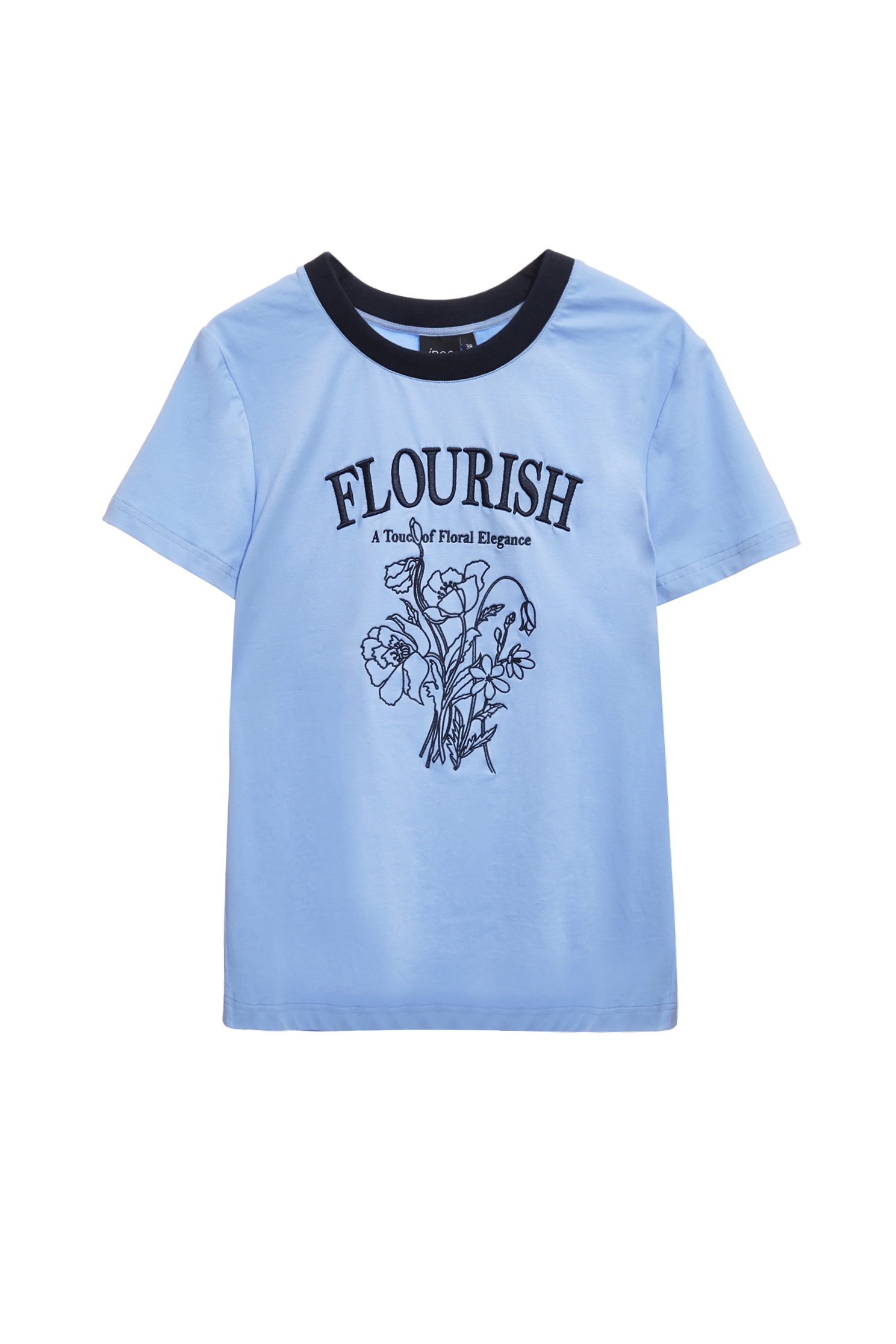 繁茂花園刺繡Ｔ恤上衣繁茂花園刺繡Ｔ恤上衣,上衣,刺繡,春夏穿搭