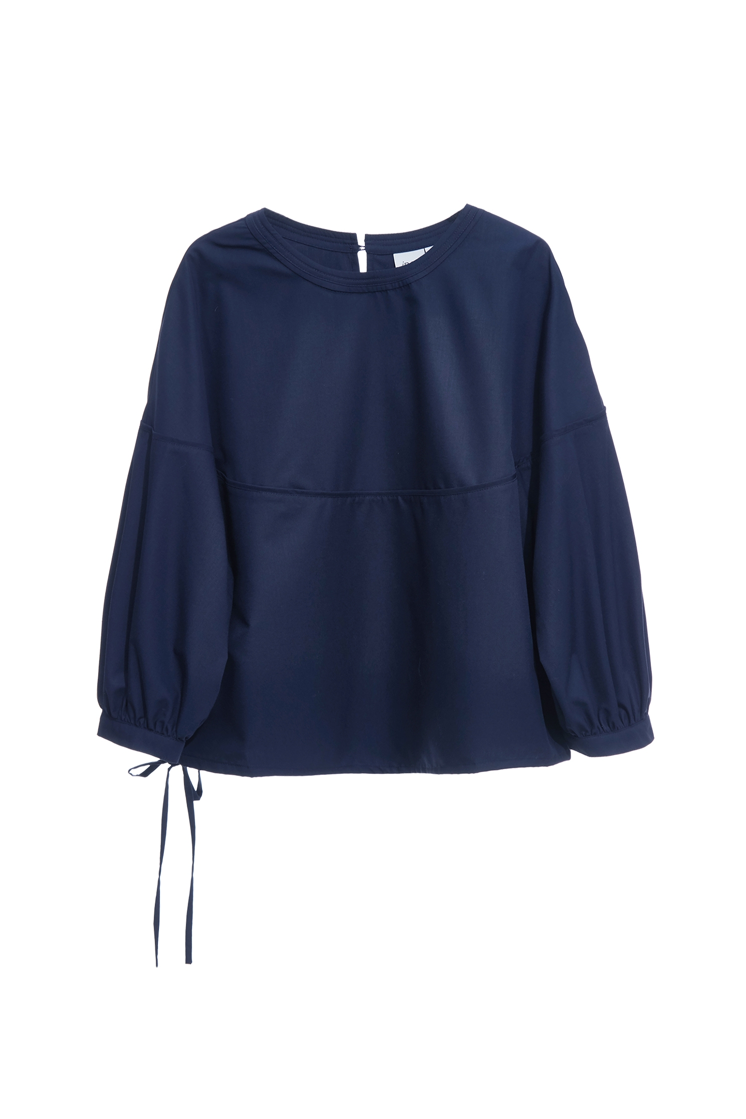 經典海軍藍花苞造型上衣經典海軍藍花苞造型上衣,上衣,春夏穿搭