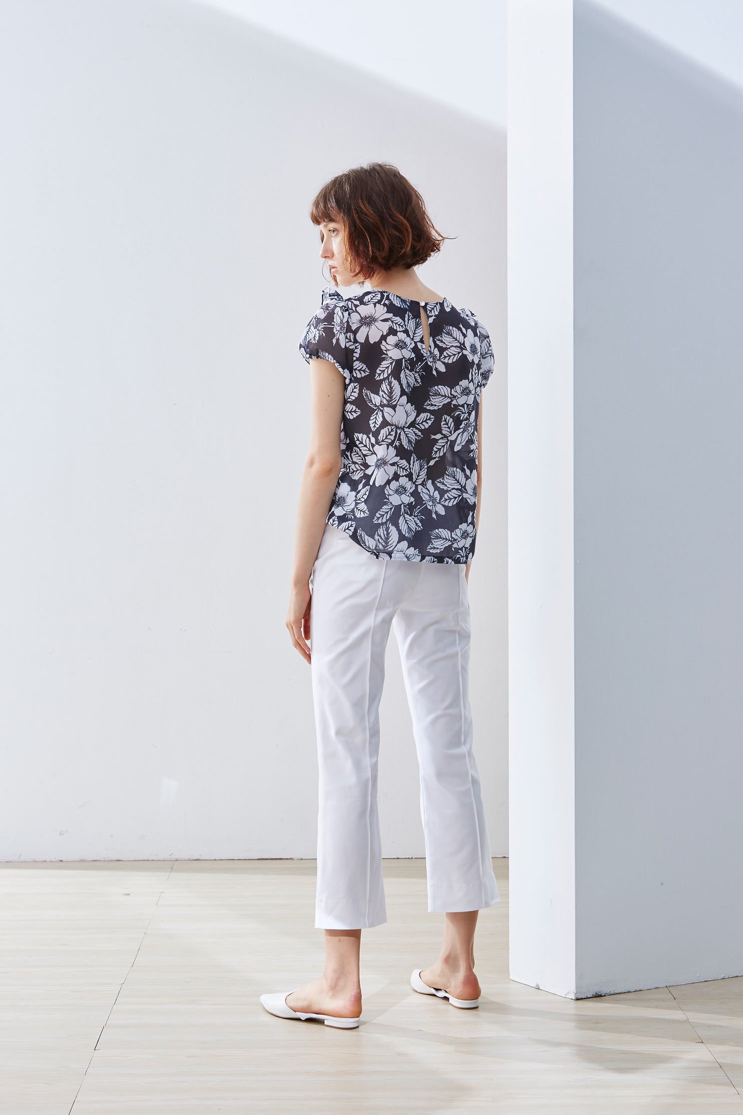Elegant lace stitching classic top,top,shortsleevetop,lace,lacedtop