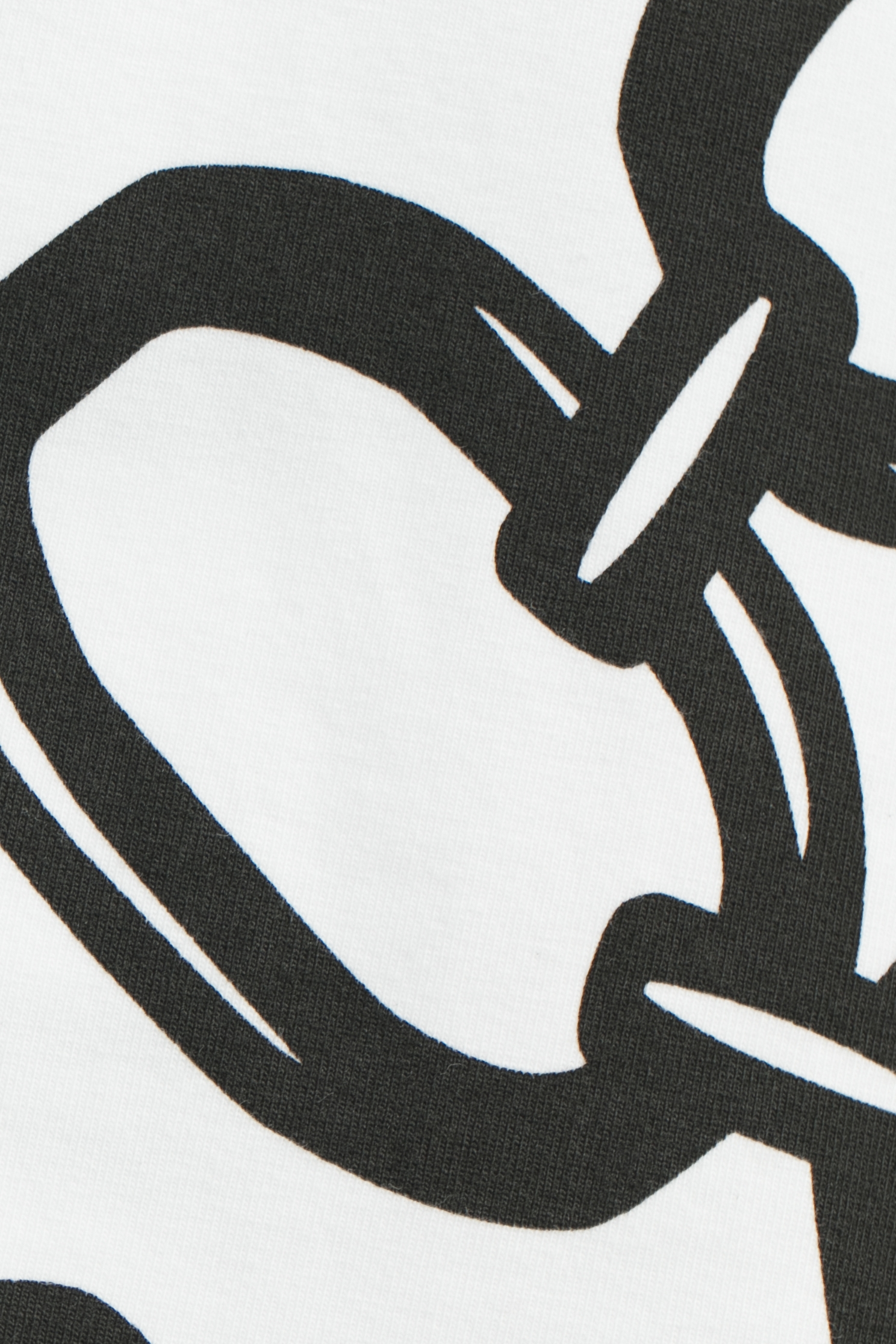 滿版大鎖鏈印花T恤上衣滿版大鎖鏈印花T恤上衣,上衣,春夏穿搭,白色上衣,純棉