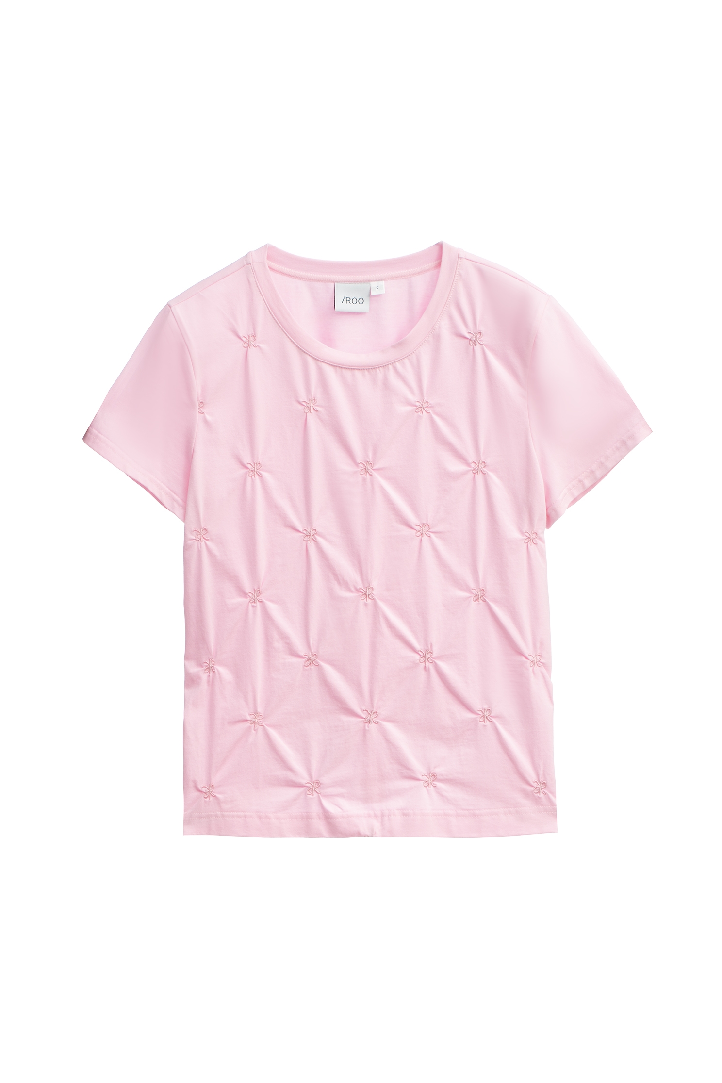 土耳其軟糖粉T恤上衣土耳其軟糖粉T恤上衣,上衣,刺繡,春夏穿搭,格紋,純棉