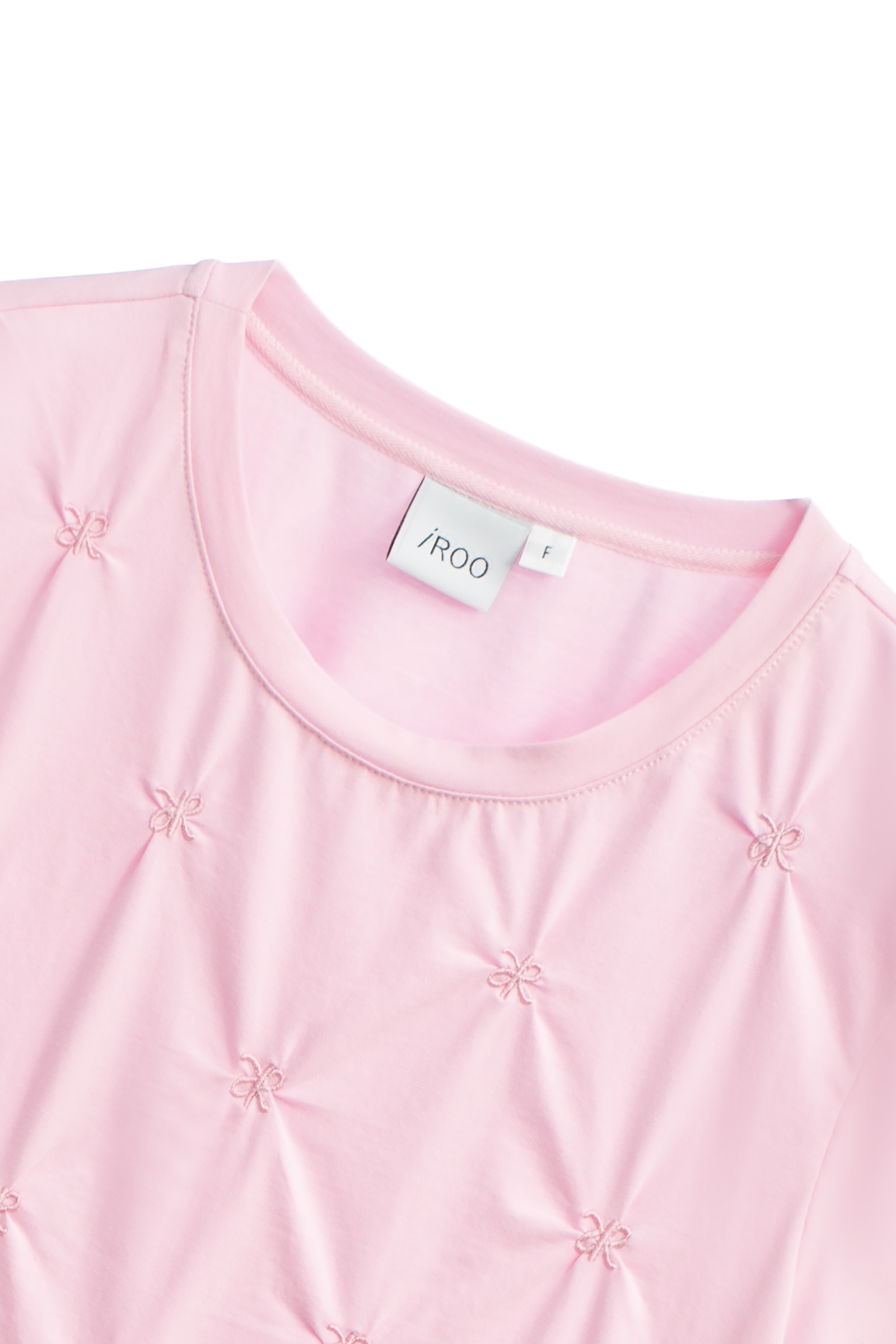 土耳其軟糖粉T恤上衣土耳其軟糖粉T恤上衣,上衣,刺繡,春夏穿搭,格紋,純棉