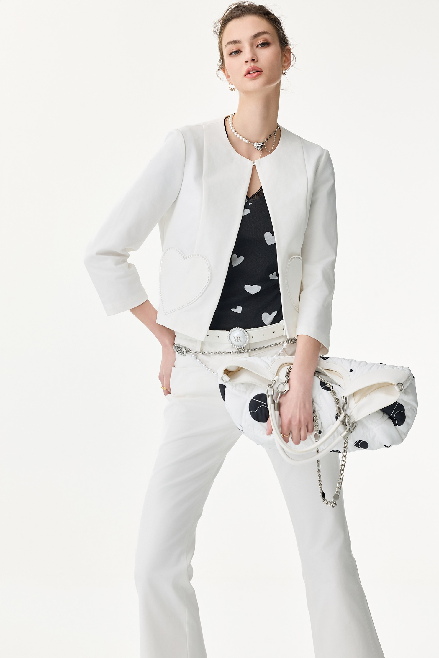 滿天心V領襪布上衣滿天心V領襪布上衣,V領上衣,上衣,人氣商品,春夏穿搭,時髦成套搭配,約會特輯