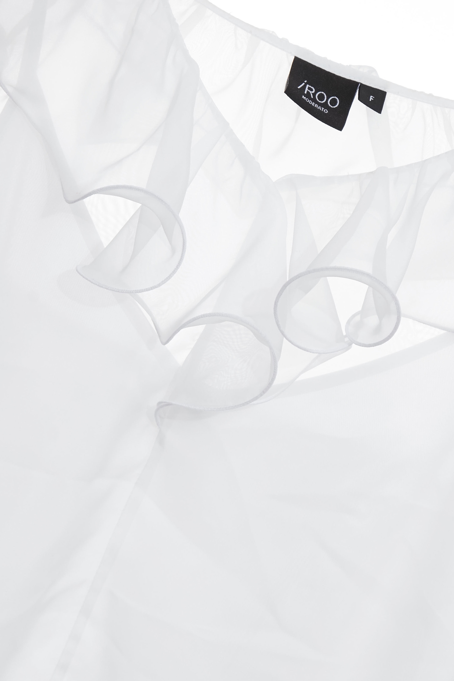 雪白V領荷葉七分袖上衣雪白V領荷葉七分袖上衣,上衣,人氣商品,內搭上衣,春夏穿搭,白色上衣,荷葉,雪紡