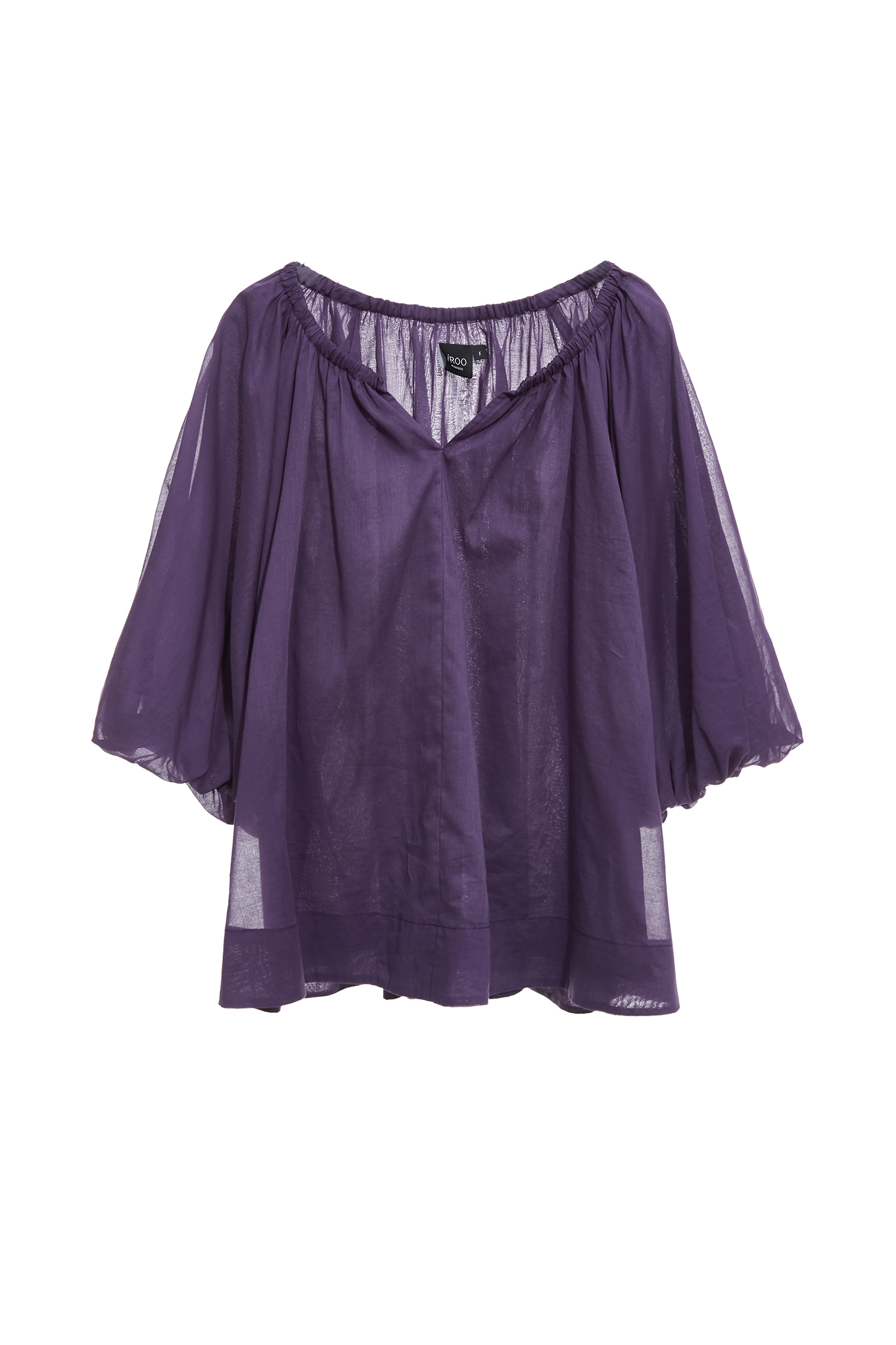 葡萄酒紫色燈籠袖上衣葡萄酒紫色燈籠袖上衣,上衣,春夏穿搭