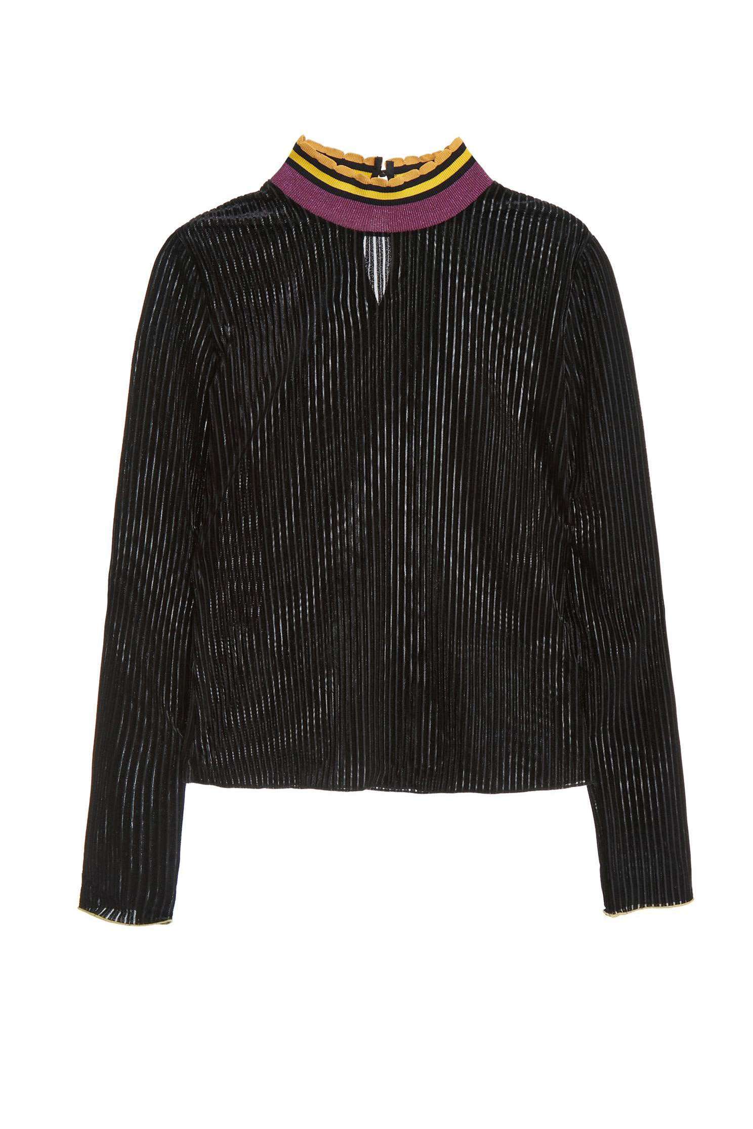 Hit high-necked sweater,Fantasy purple,knitting,Knitted top,Knitted Top,長袖上衣,Turtleneck top,黑色上衣