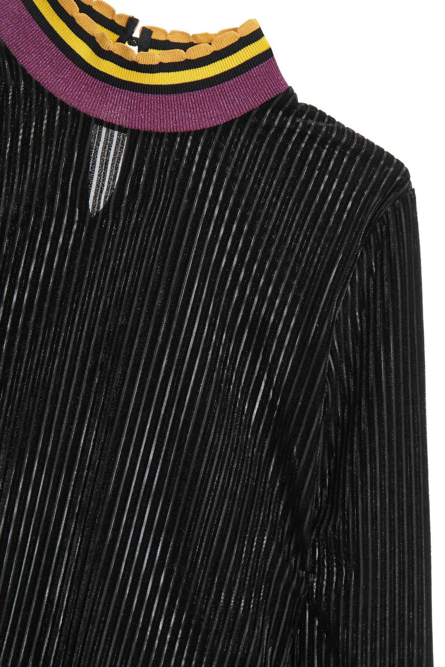 Hit high-necked sweater,Fantasy purple,knitting,Knitted top,Knitted Top,長袖上衣,Turtleneck top,黑色上衣