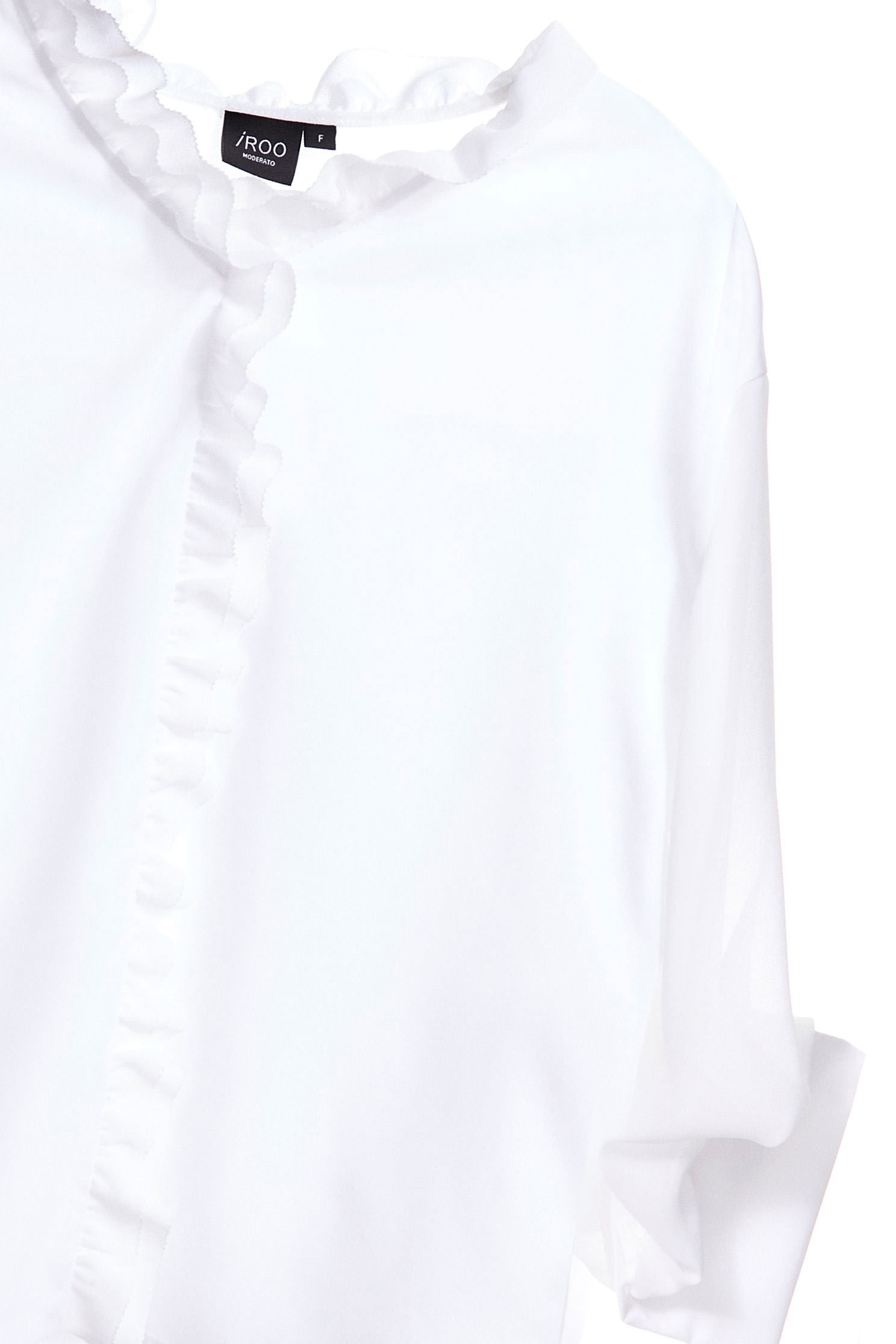 Temperament classic fashion long-sleeved top,3/4sleevetop,top,whitetop,i-select,longsleevetop