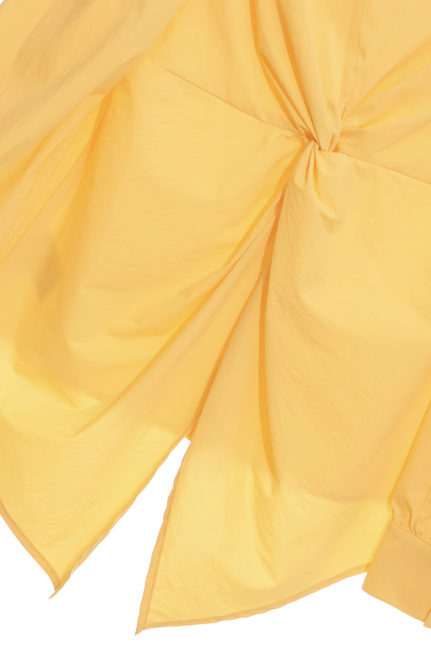 花粉黃紐結造型上衣花粉黃紐結造型上衣,上衣,秋冬穿搭,長版襯衫