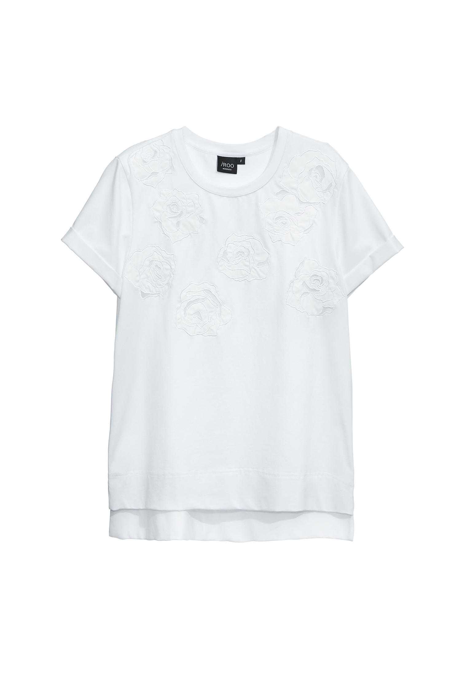 玫瑰異材簍空繡花T恤玫瑰異材簍空繡花T恤,上衣,春夏穿搭,花花世界,輕奢度假,輕奢渡假