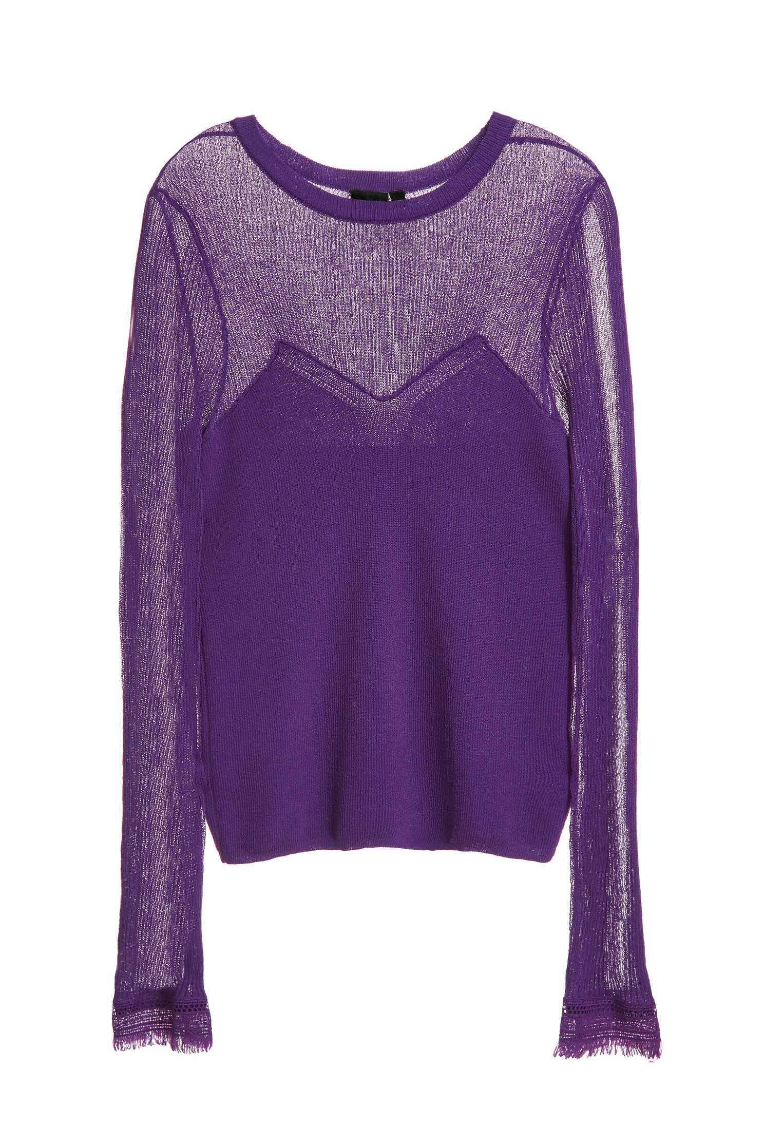 Fit long-sleeved knit wear,fantasypurple,knitting,knittedtop,knittedtop,longsleevetop
