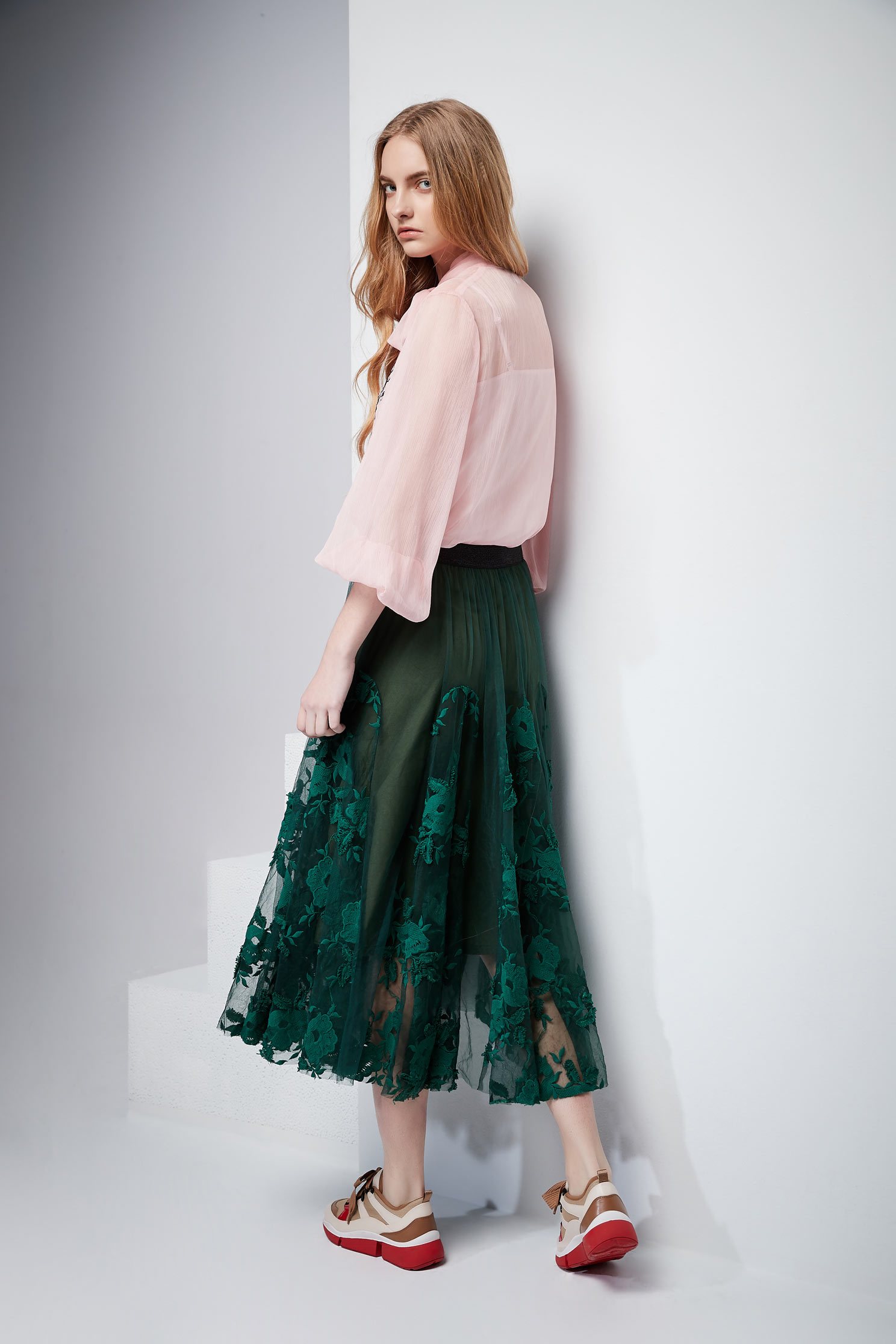 Embroidered chiffon shirts,top,embroidery,embroideredtop,i-select,embroidered,embroideredtop,blouse,longsleevetop,chiffon,chiffontop