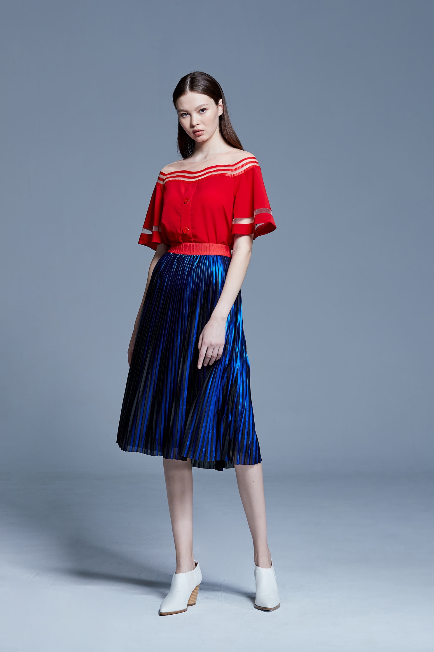 Breathable fashion top,top,roundnecktop,shortsleevetop,valentine,see-throughtop,girlfriendsspringtour