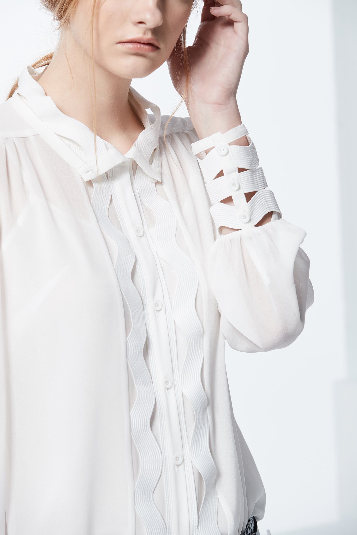 Hollow out shirts,top,whitetop,croptop,lace,lacedtop,blouse,longsleevetop,chiffon,chiffontop