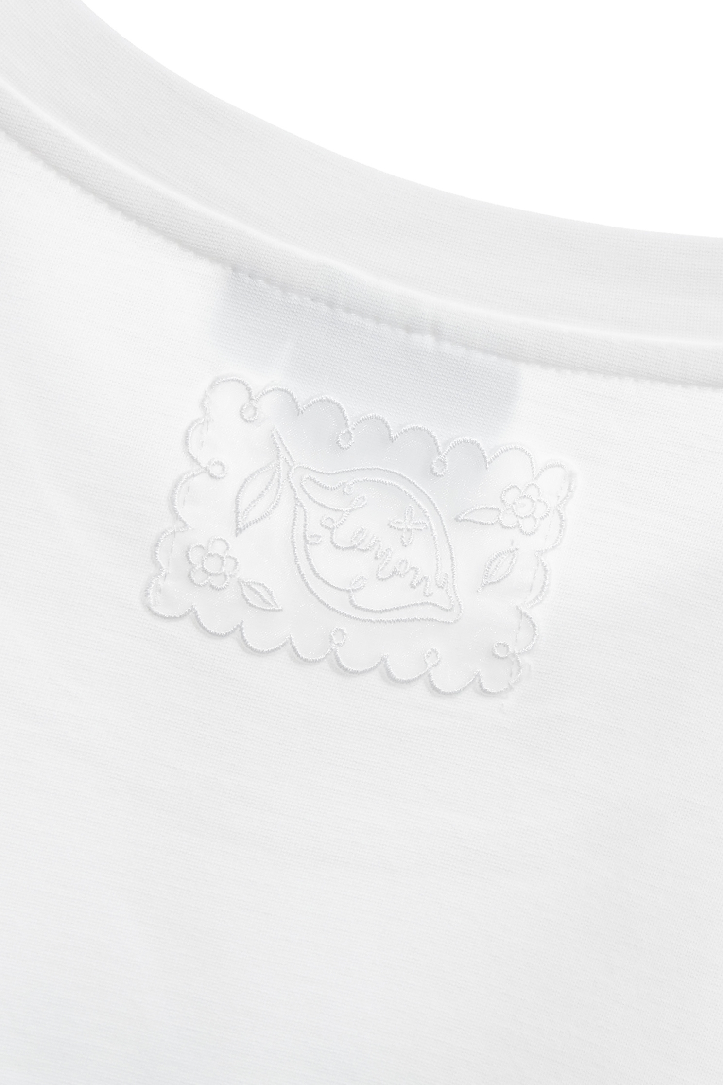 透明黃萊姆印花T恤上衣透明黃萊姆印花T恤上衣,T-Shirt,上衣,刺繡,春夏穿搭,白色上衣