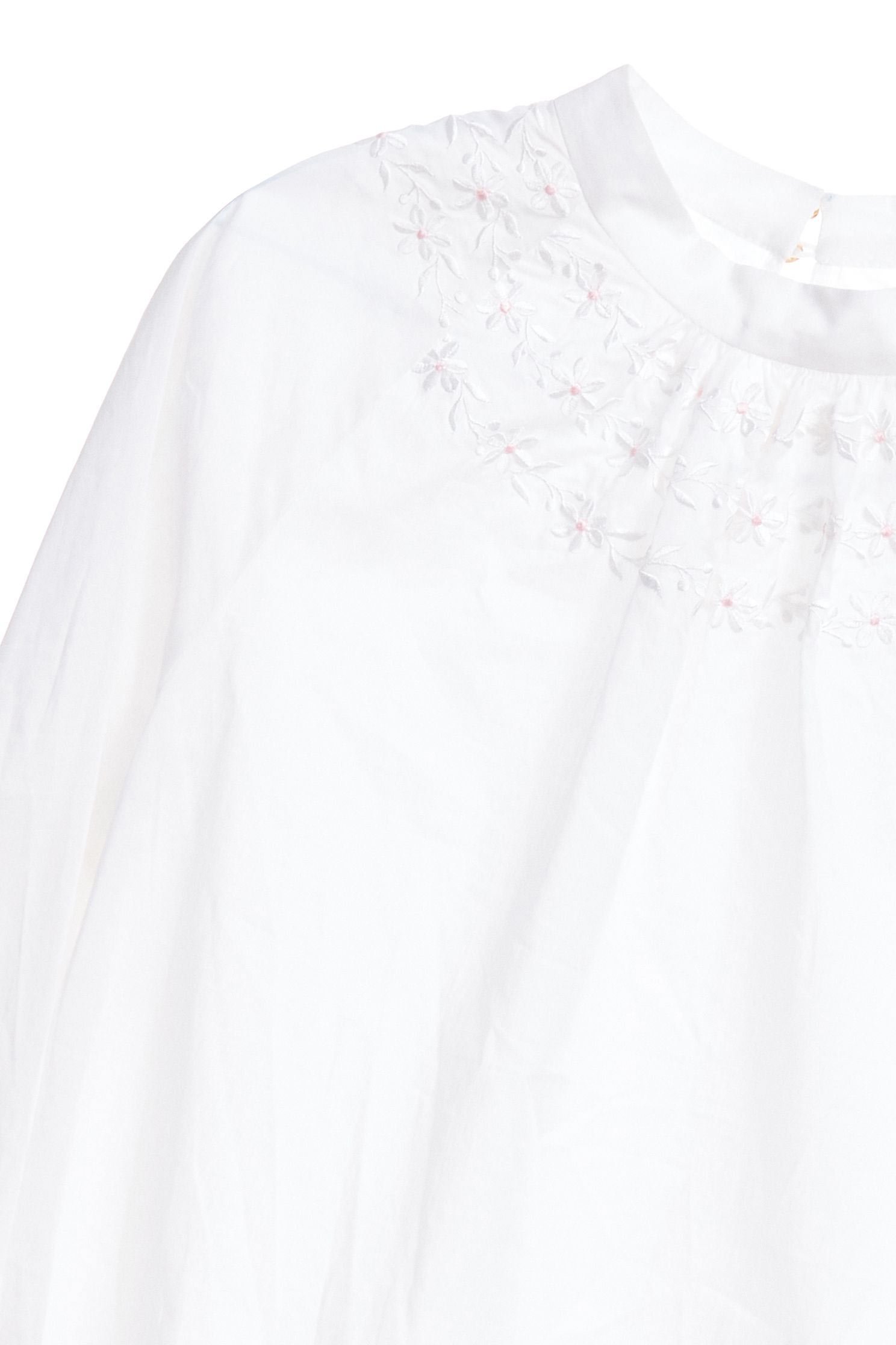 Embroidered fashion top,top,embroidery,embroideredtop,whitetop,cotton,embroidered,embroideredtop,blouse,longsleevetop