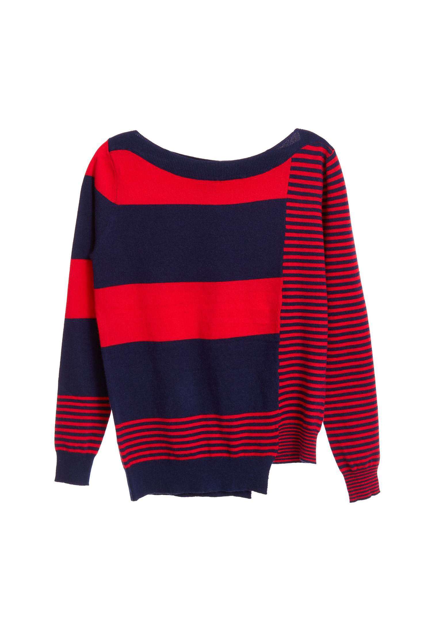 Red/black stripes sweater,knitting,knittedtop,knittedtop,longsleevetop
