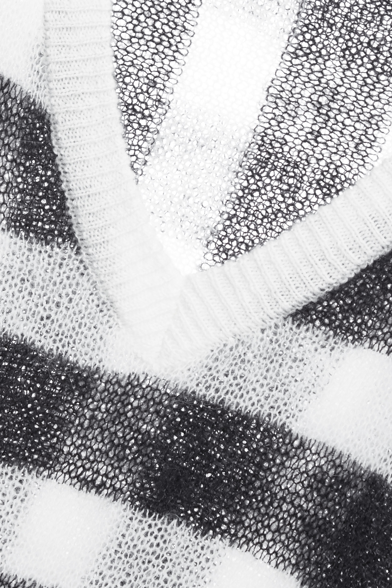 馬海毛格紋效果針織馬海毛格紋效果針織,上衣,格紋,秋冬穿搭,針織,針織衫