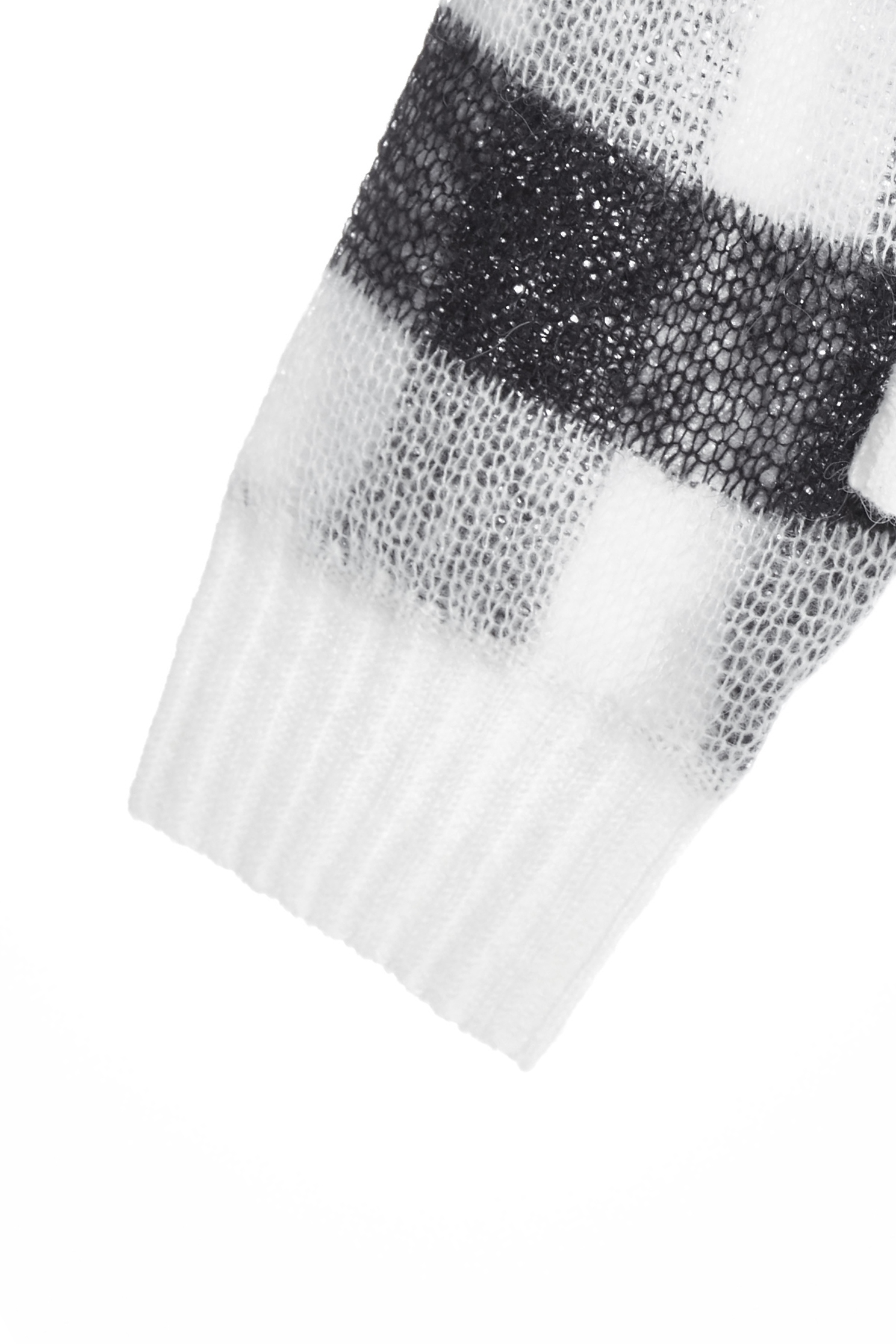 馬海毛格紋效果針織馬海毛格紋效果針織,上衣,格紋,秋冬穿搭,針織,針織衫