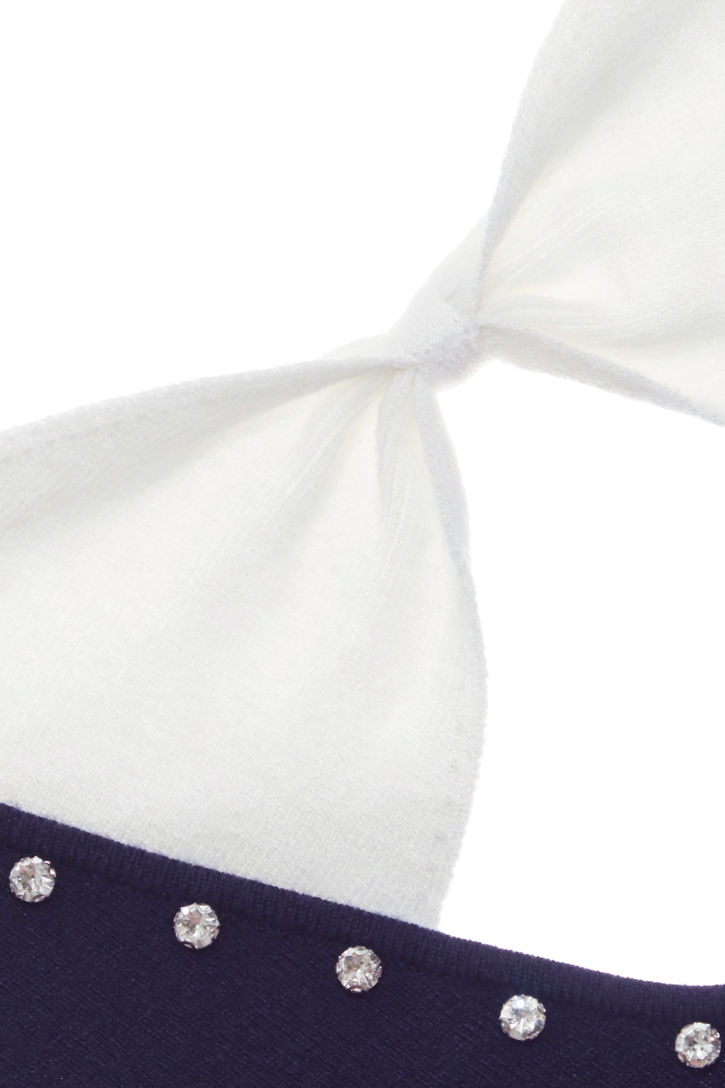 鑽飾邊午夜藍針織上衣鑽飾邊午夜藍針織上衣,上衣,秋冬穿搭,針織,針織衫