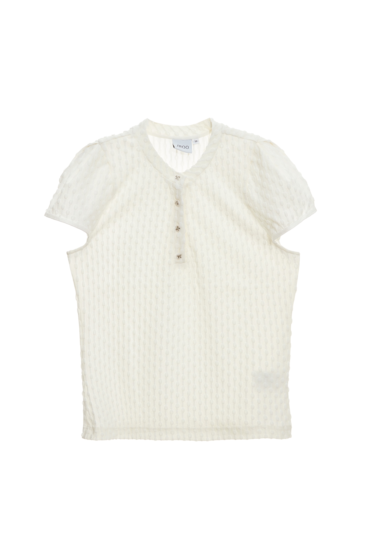 月光白立體點點上衣月光白立體點點上衣,上衣,白色上衣,秋冬穿搭